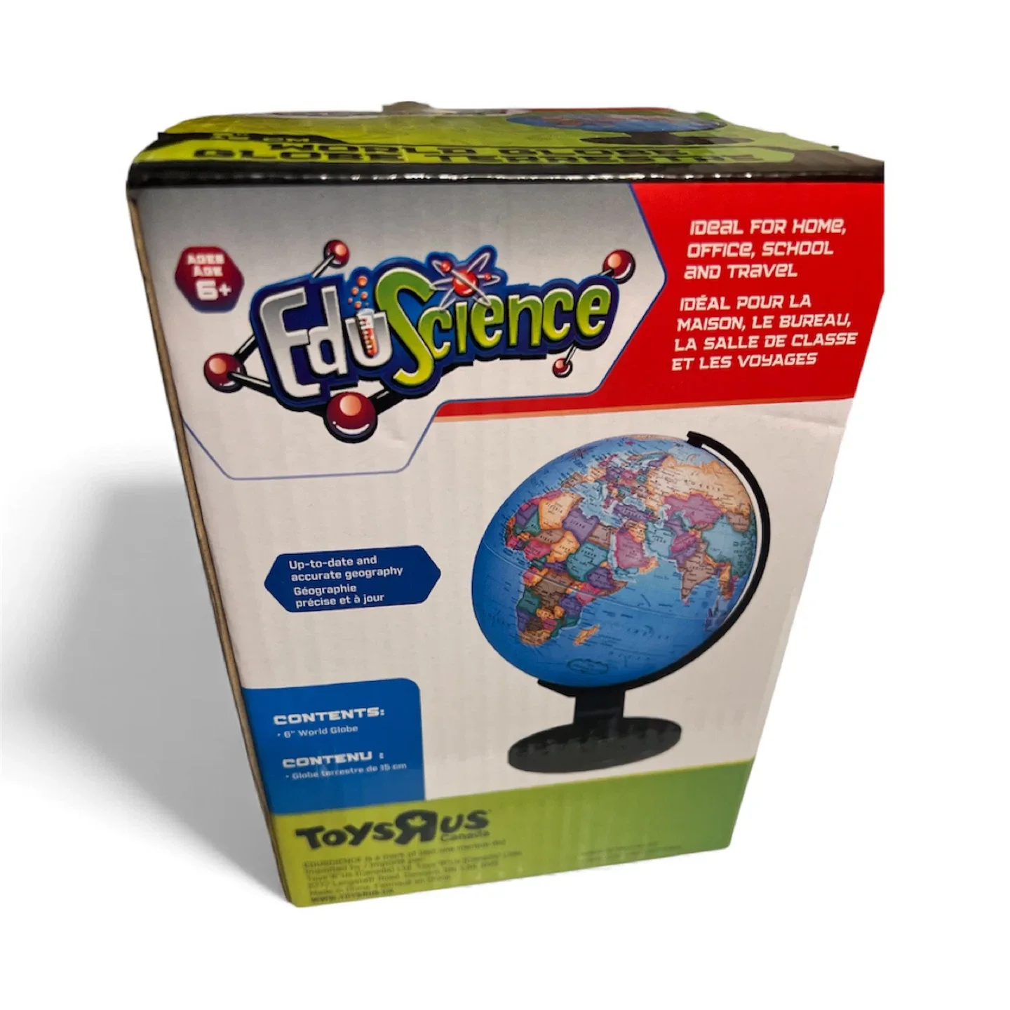 Edu Science 6" World Globe - New in Box!