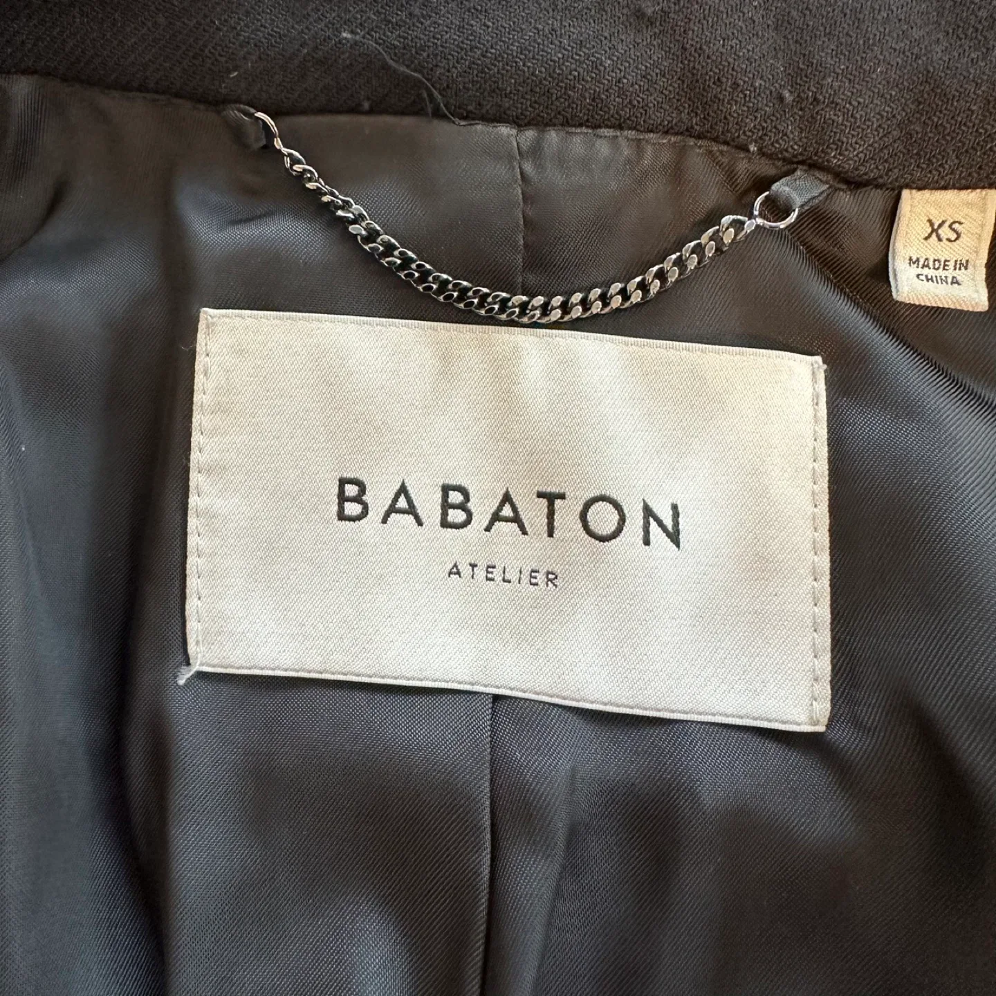 Babaton Atelier Black Coat - Size XS image indicator(10)