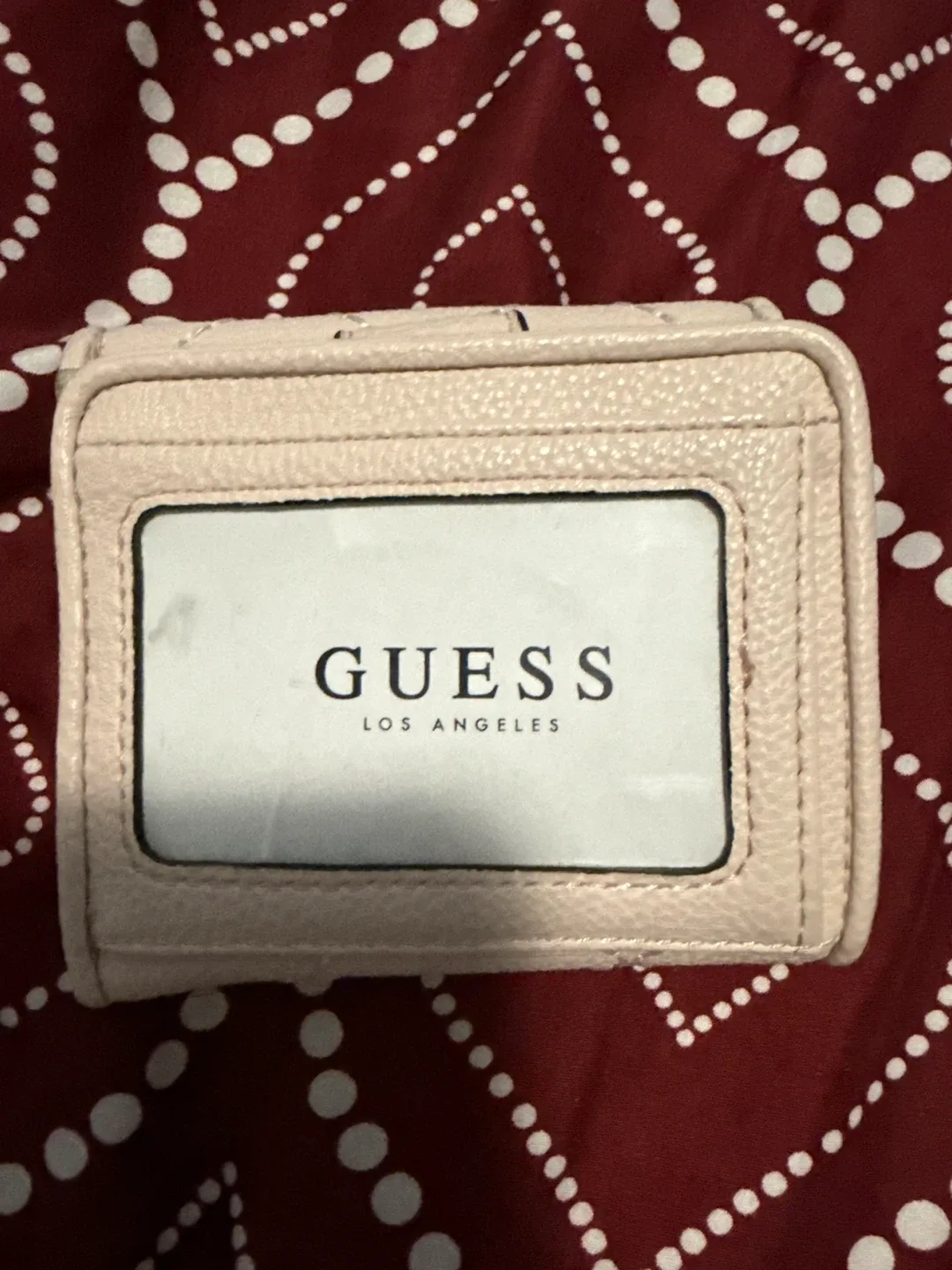 Guess Abbey Mini Trifold Wallet - Blanc image indicator(2)