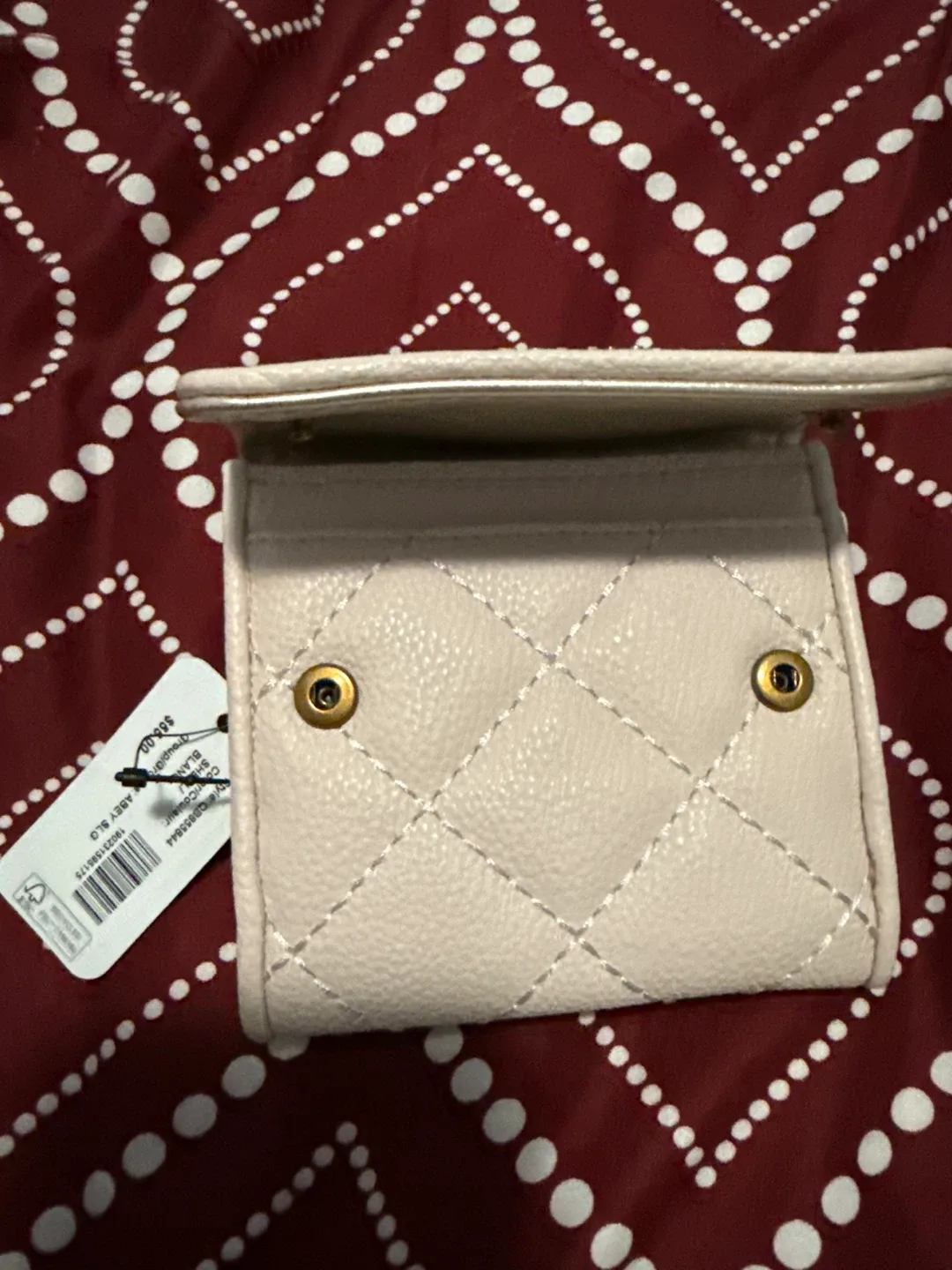 Guess Abbey Mini Trifold Wallet - Blanc image indicator(4)