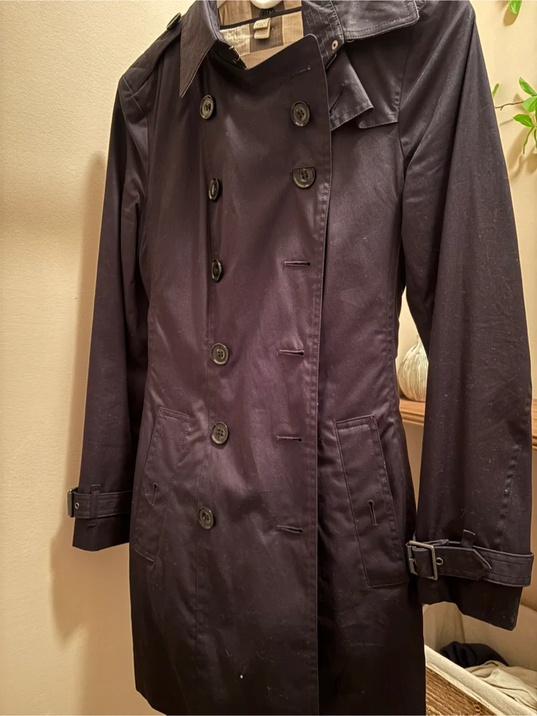 Burberry Brit Black Trench Coat
