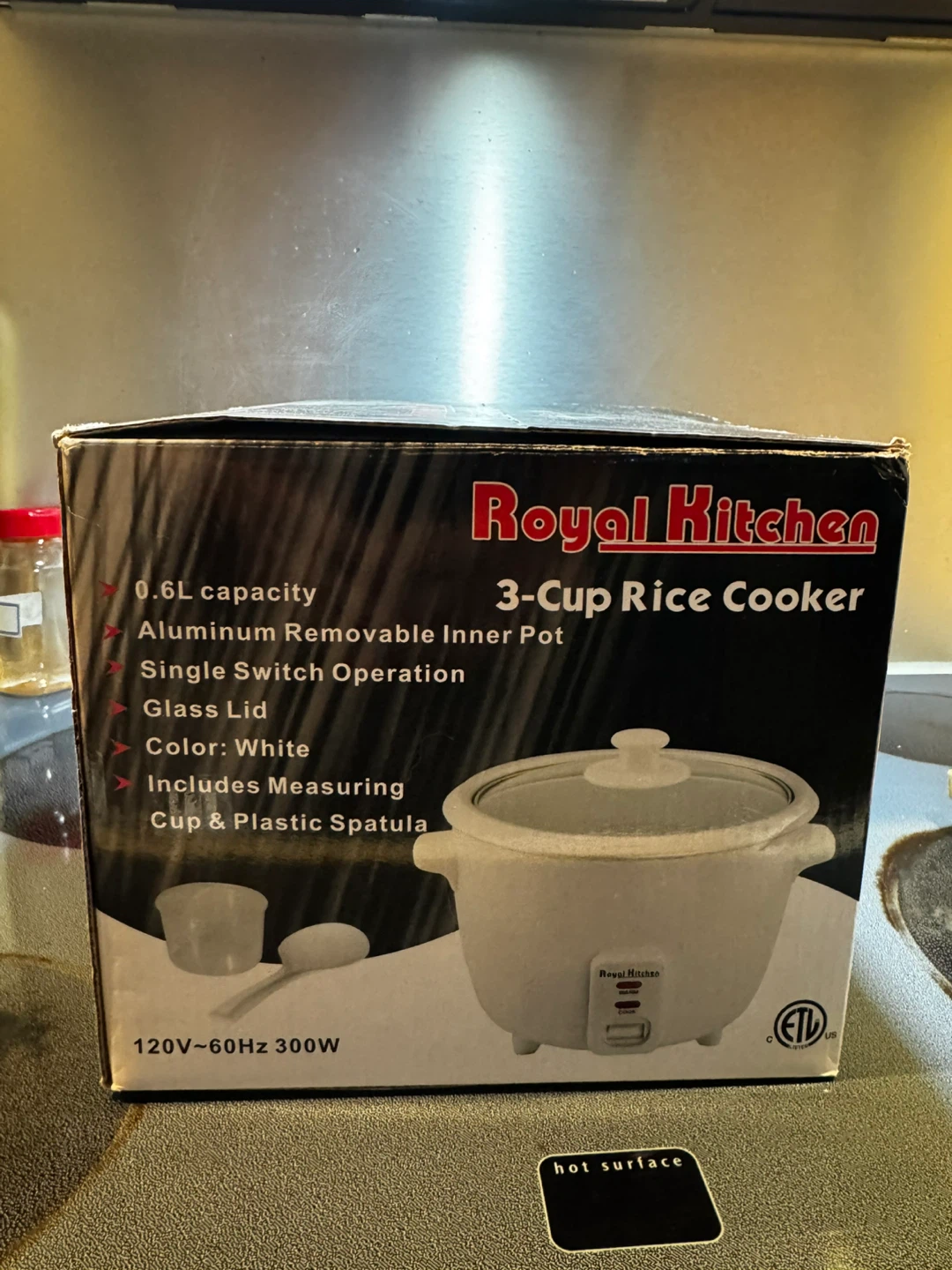 NEW 3-Cup Rice Cooker - White - photo 2