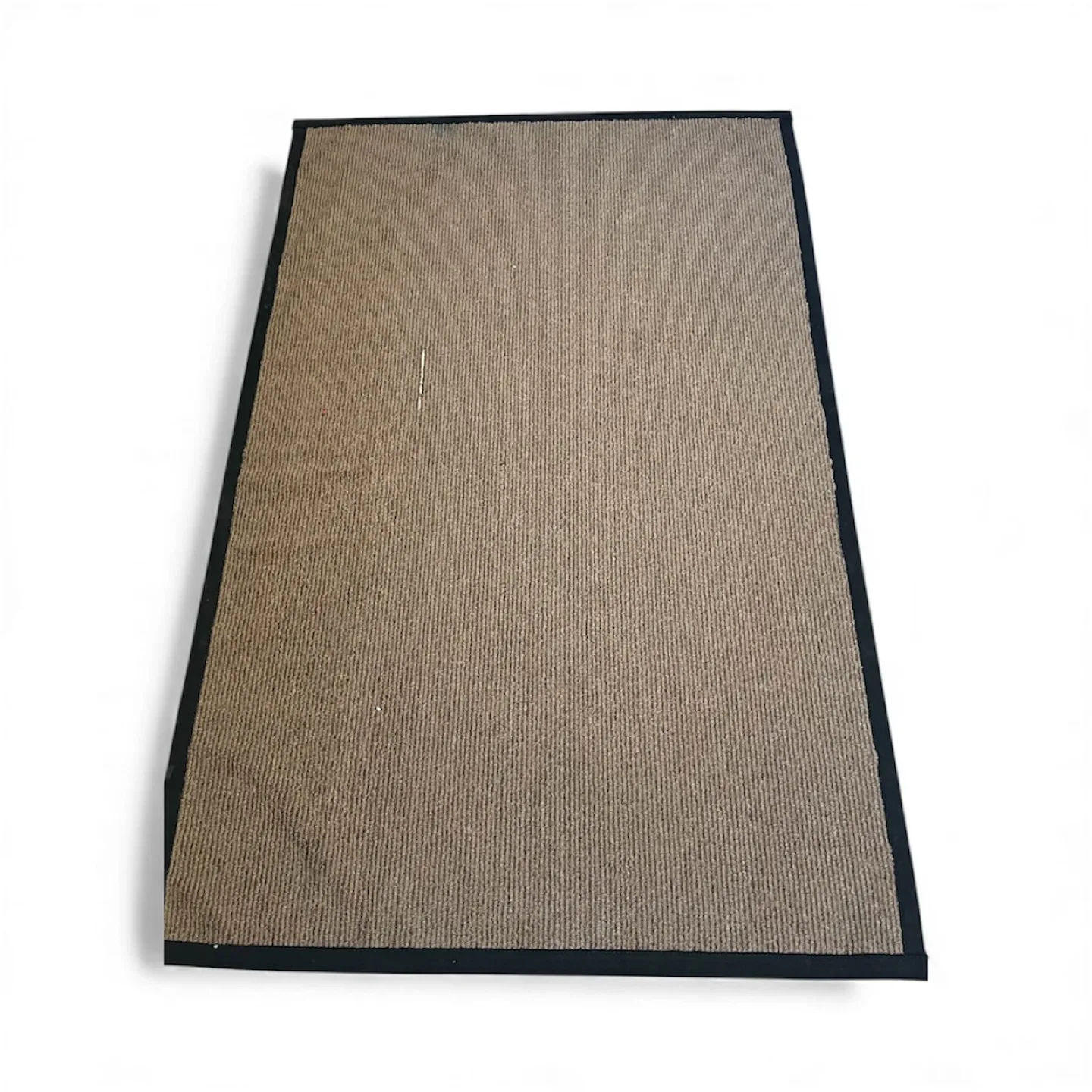 Area Rug - Beige with Black Border