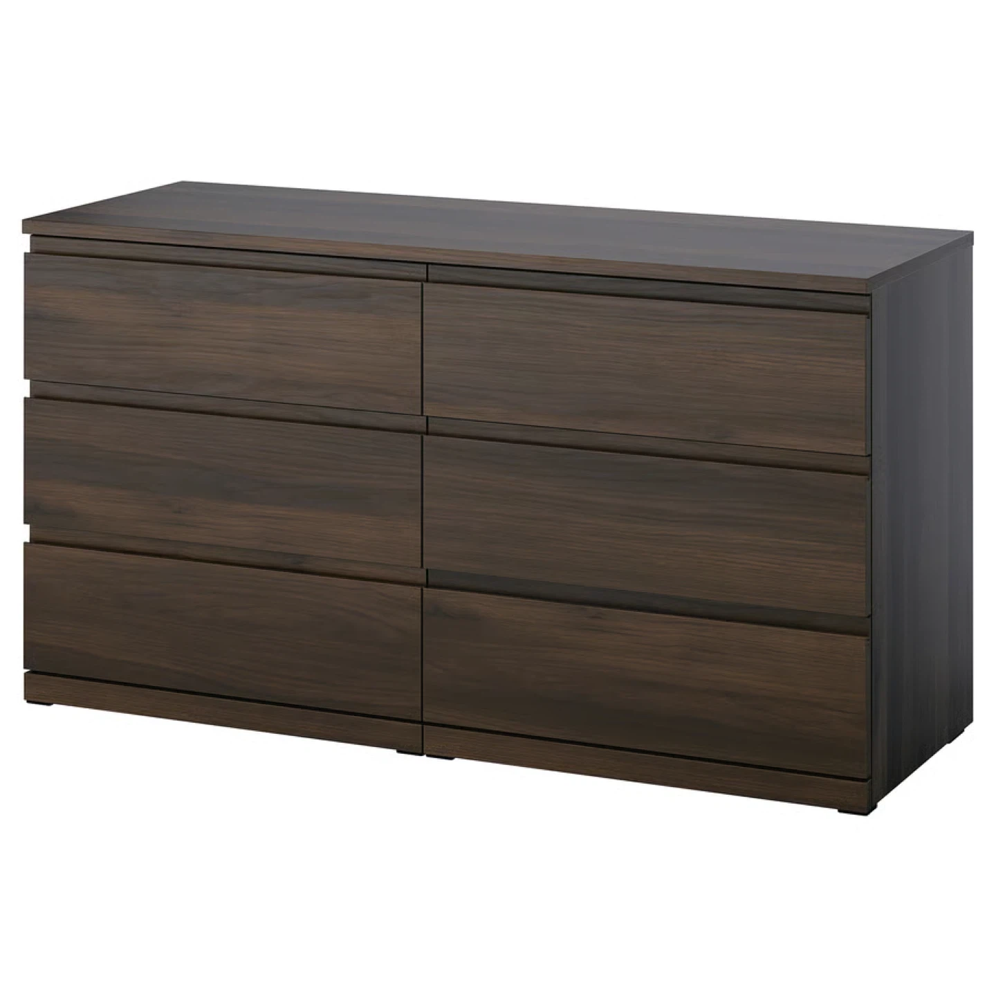 IKEA Malm Dark Brown Dresser - photo 3