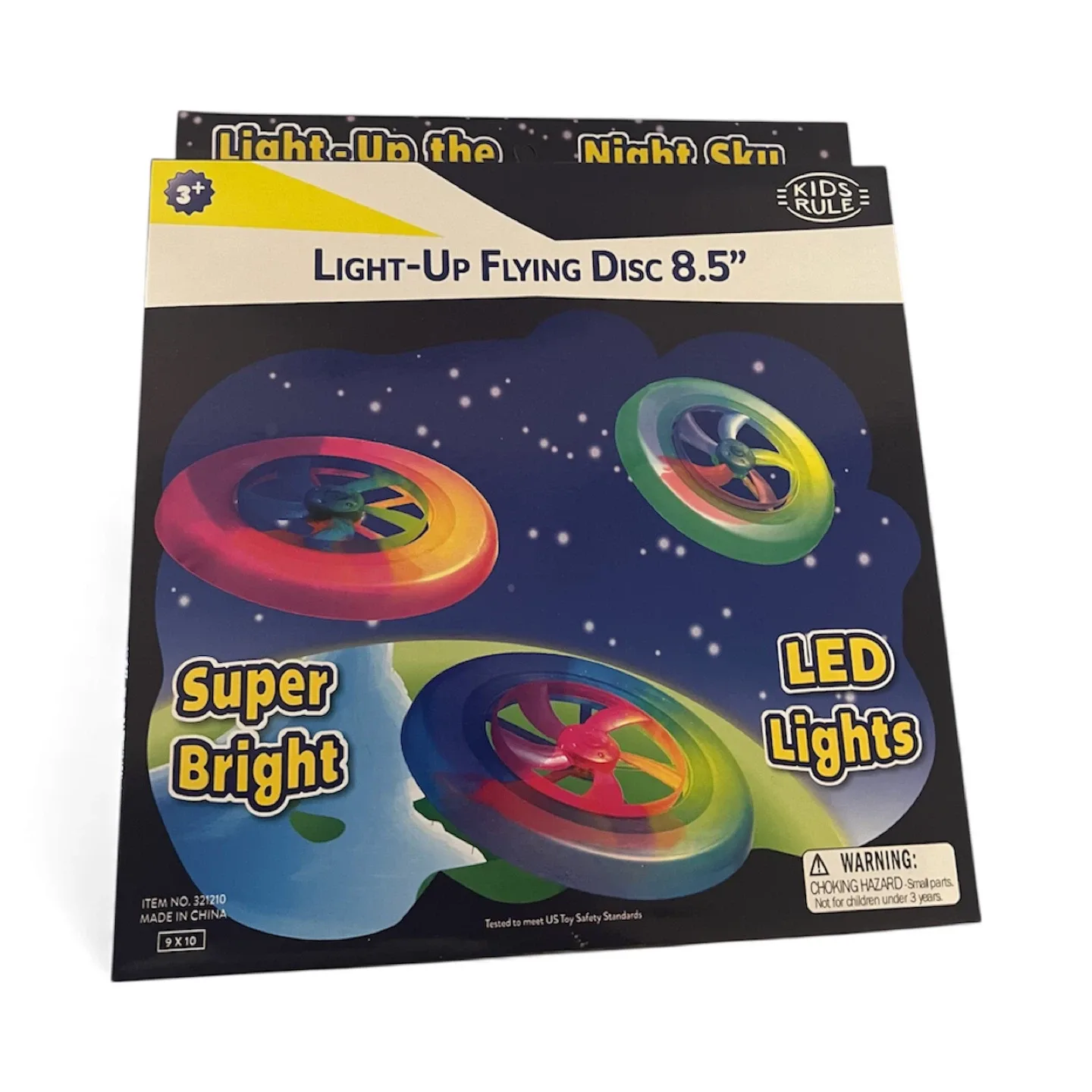 Kids Rule Light-Up Flying Disc 8.5"