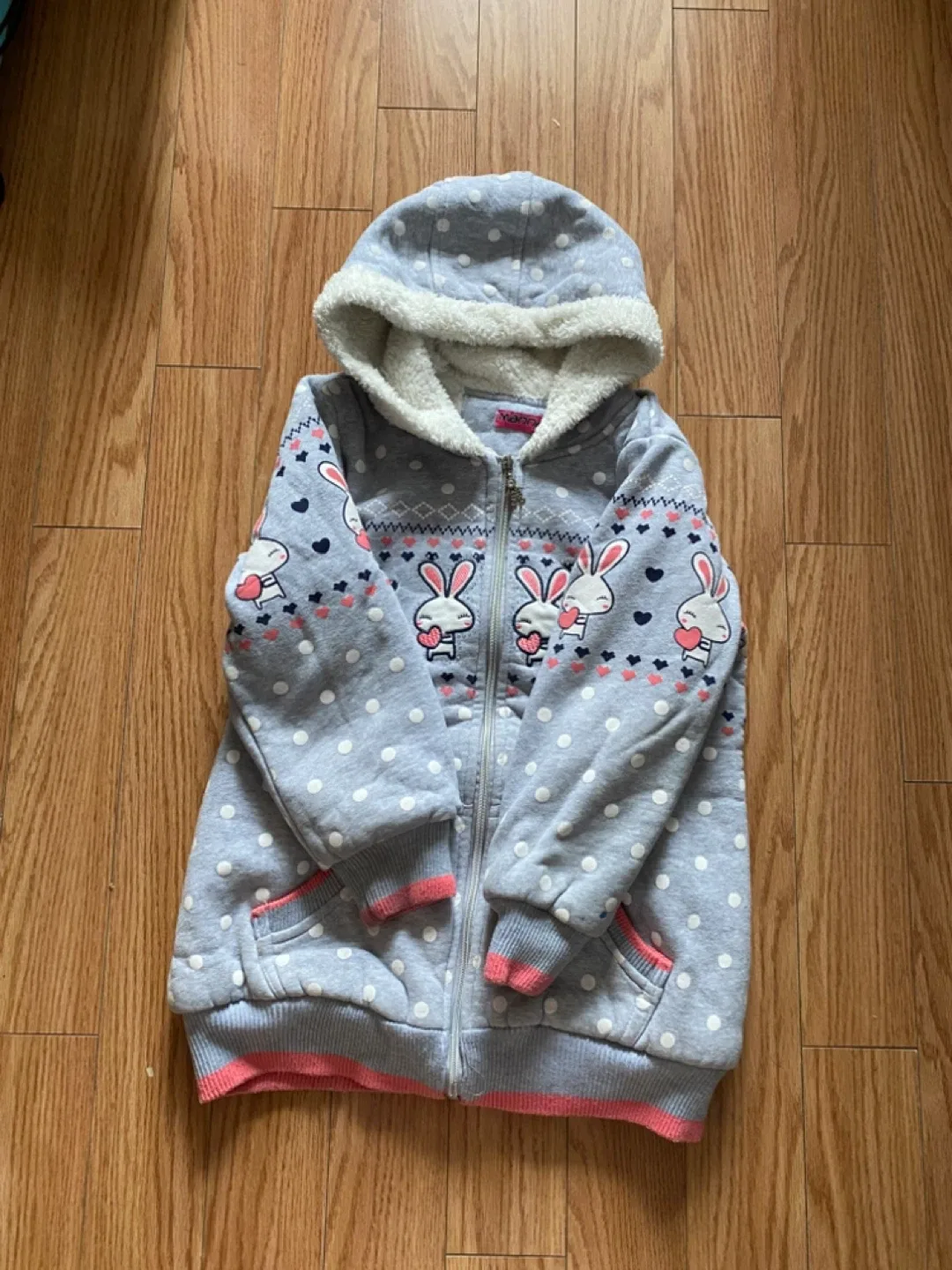 Kids Winter Hooded Jacket Size 145