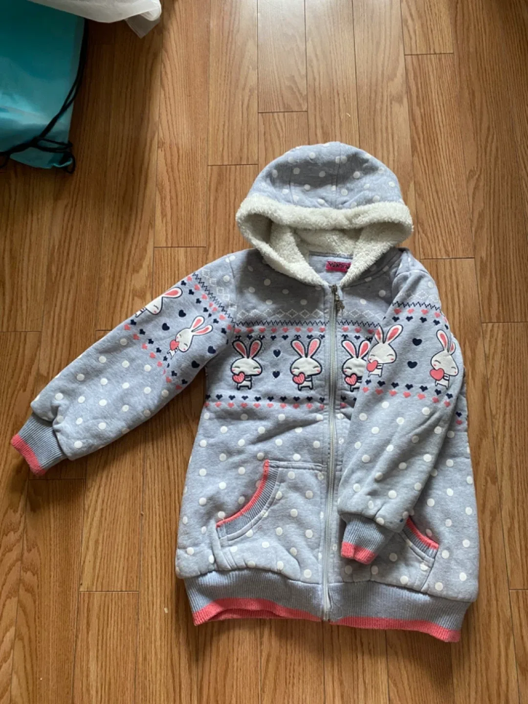 Kids Winter Hooded Jacket Size 145 image indicator(2)