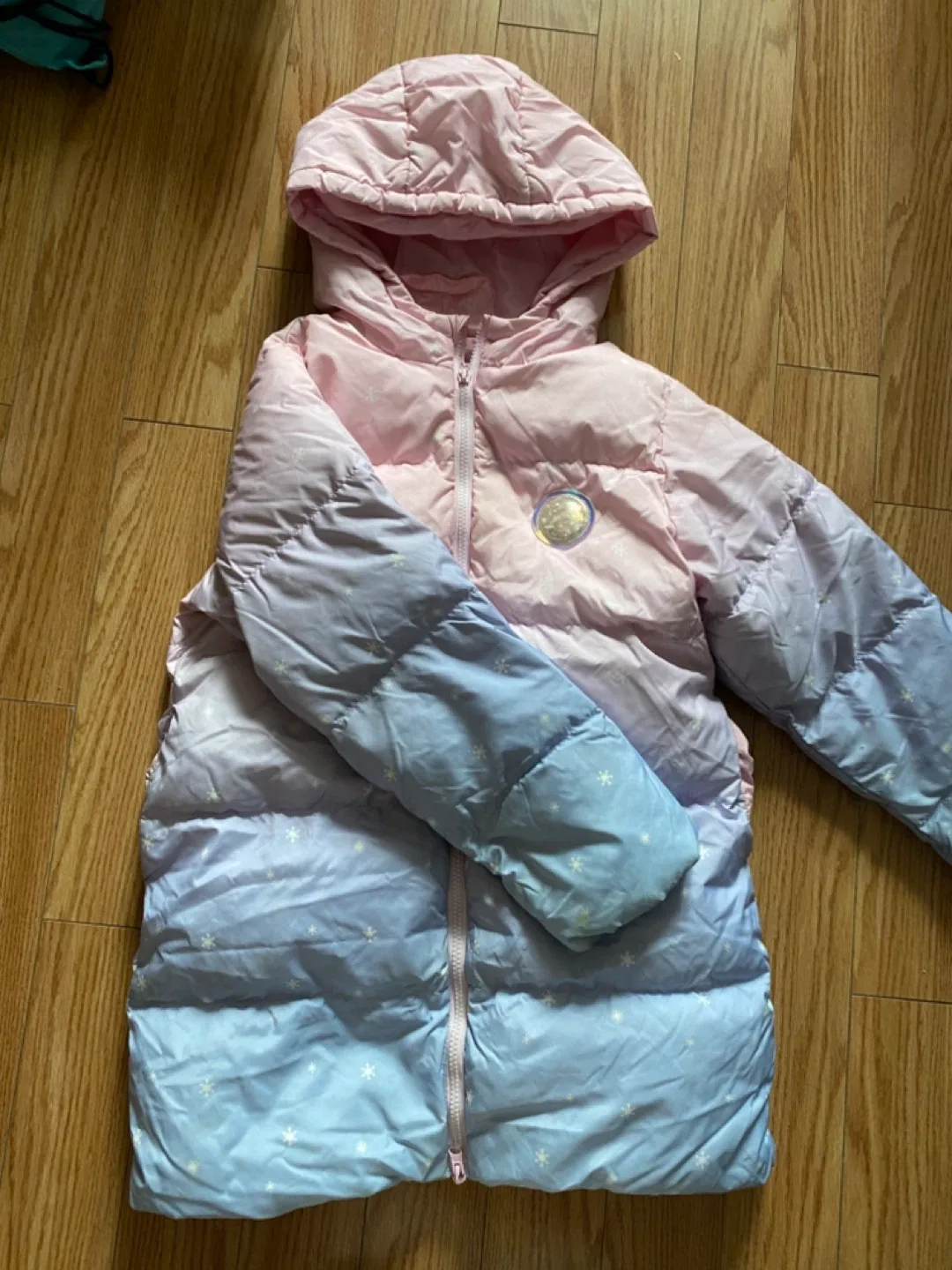 Girl's Winter Down Coat Padded Jacket - Size 145
