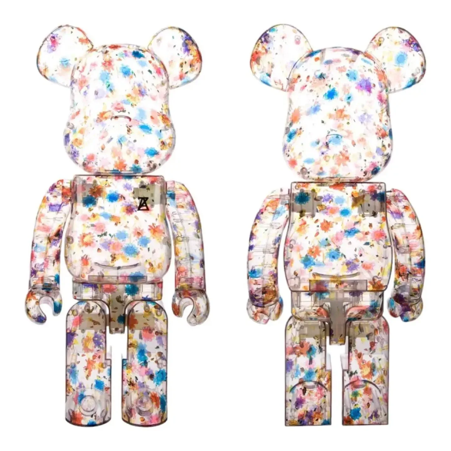 AUTHENTIC 1000% BEARBRICK X ANREALAGE (CLEAR) WITH BOX