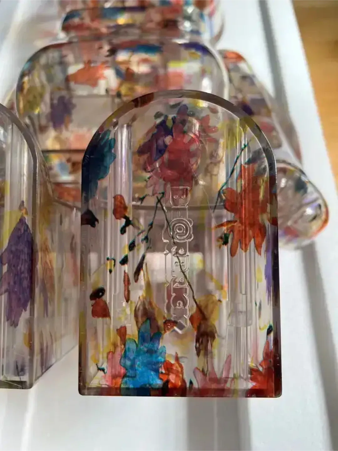 AUTHENTIC 1000% BEARBRICK X ANREALAGE (CLEAR) WITH BOX image indicator(4)