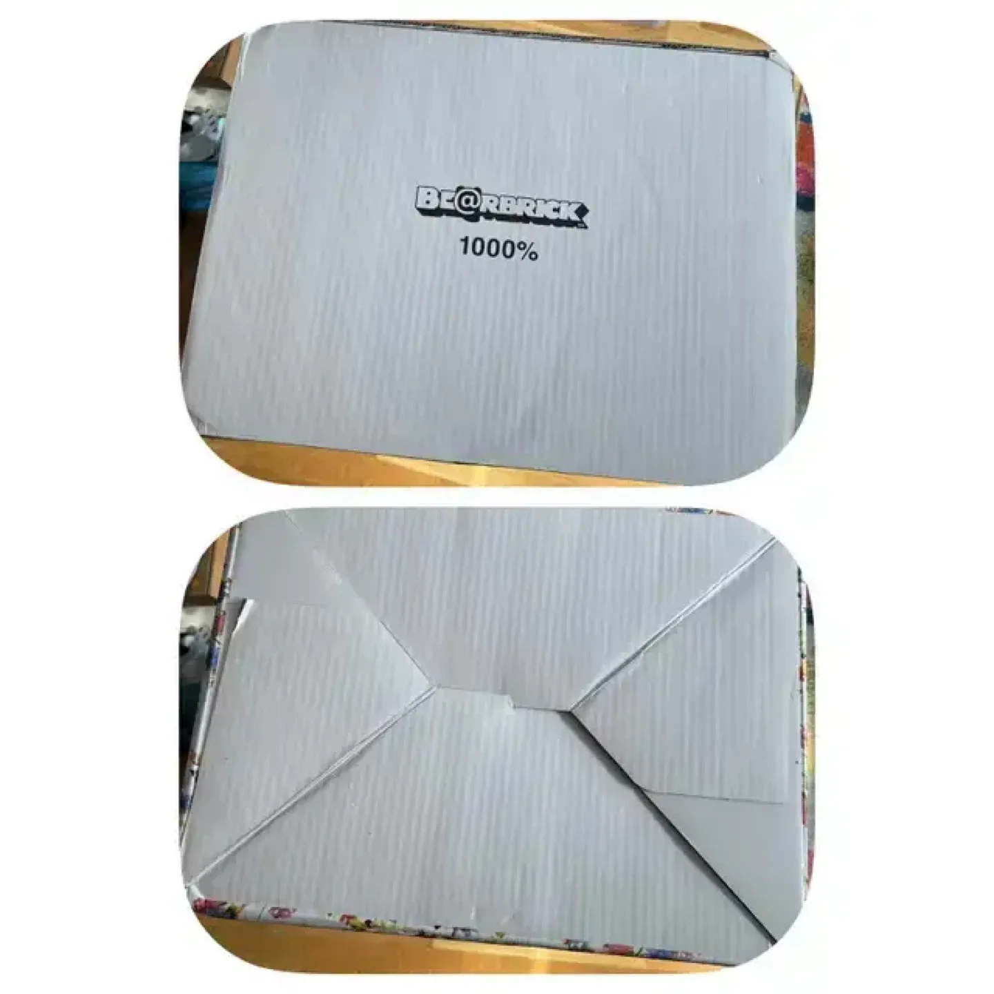 AUTHENTIC 1000% BEARBRICK X ANREALAGE (CLEAR) WITH BOX image indicator(10)