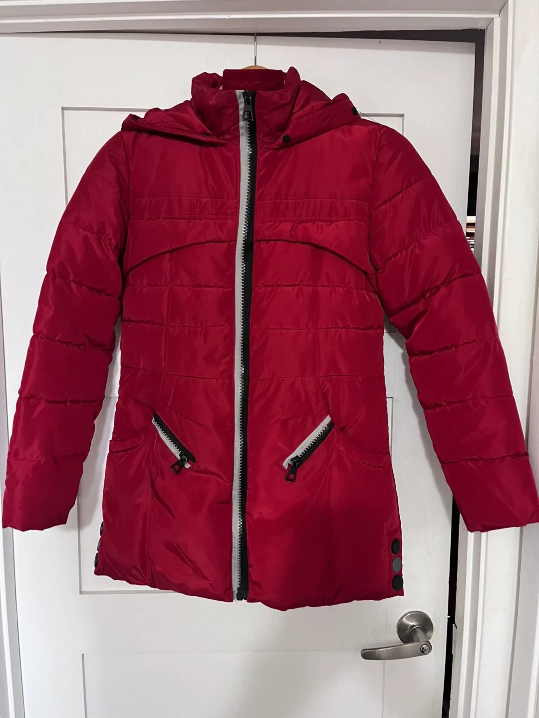 Red Puffer Jacket Medium