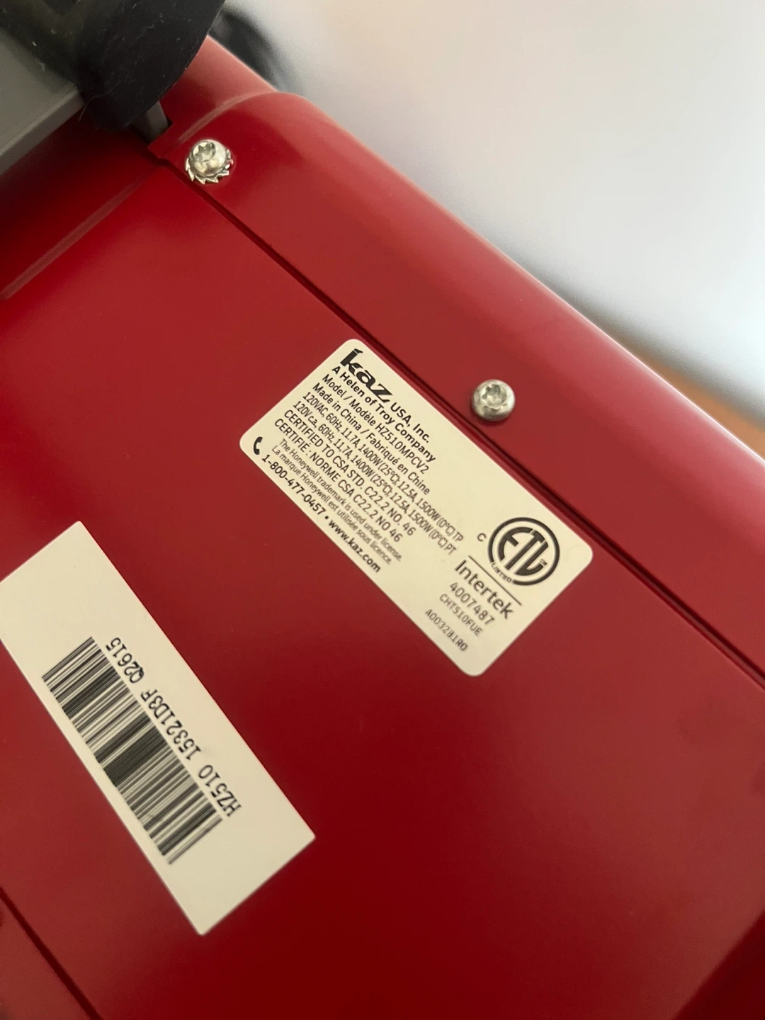 Honeywell Red Heater - photo 3