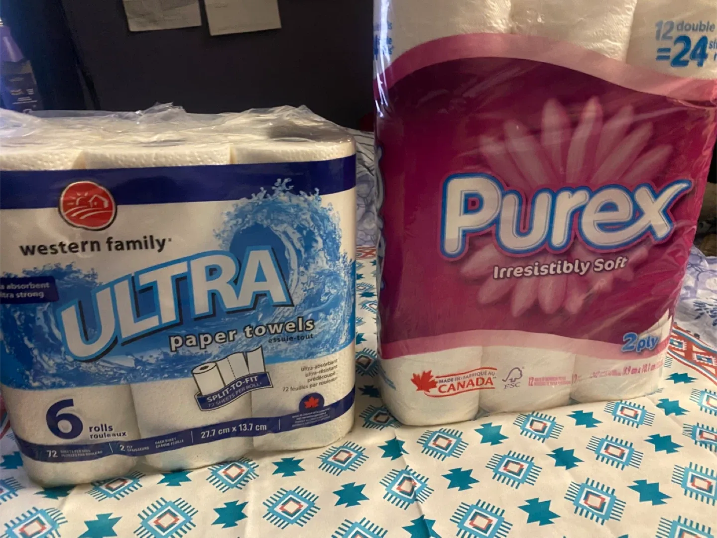 Western Family Ultra Paper Towels & Purex paper rolles image indicator(4)
