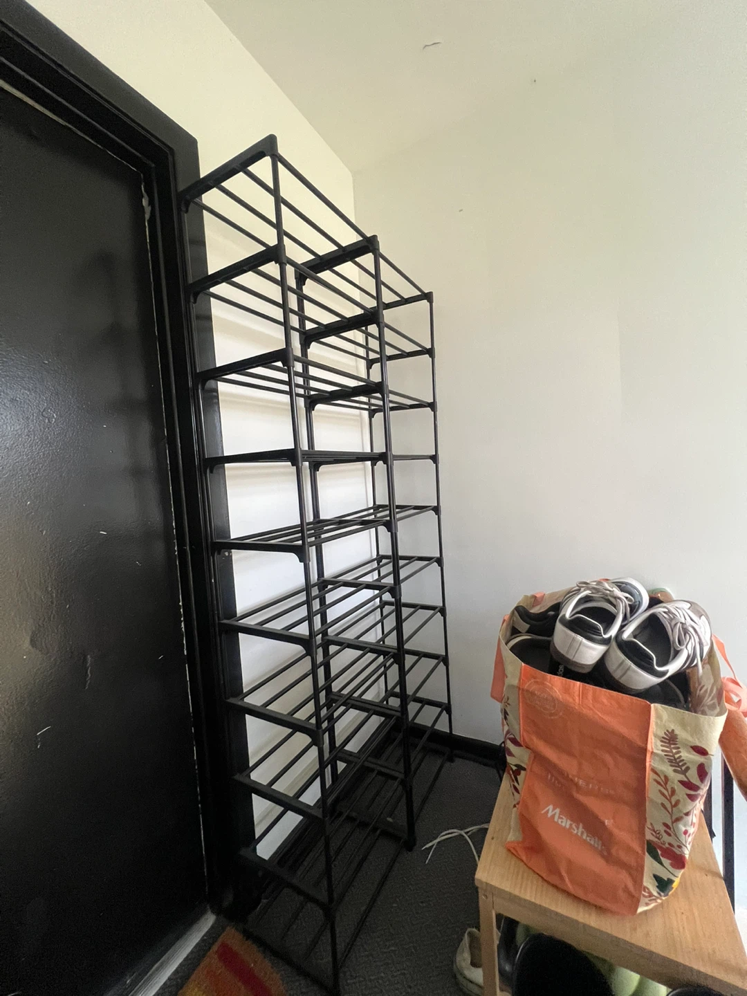 Black Shoe Rack x2 - photo 2