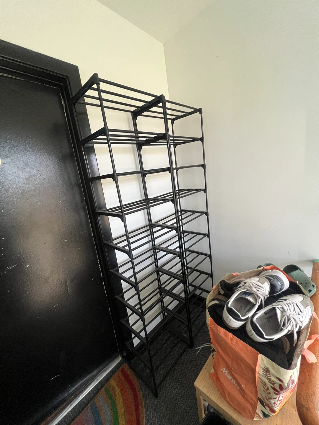Black Shoe Rack x2