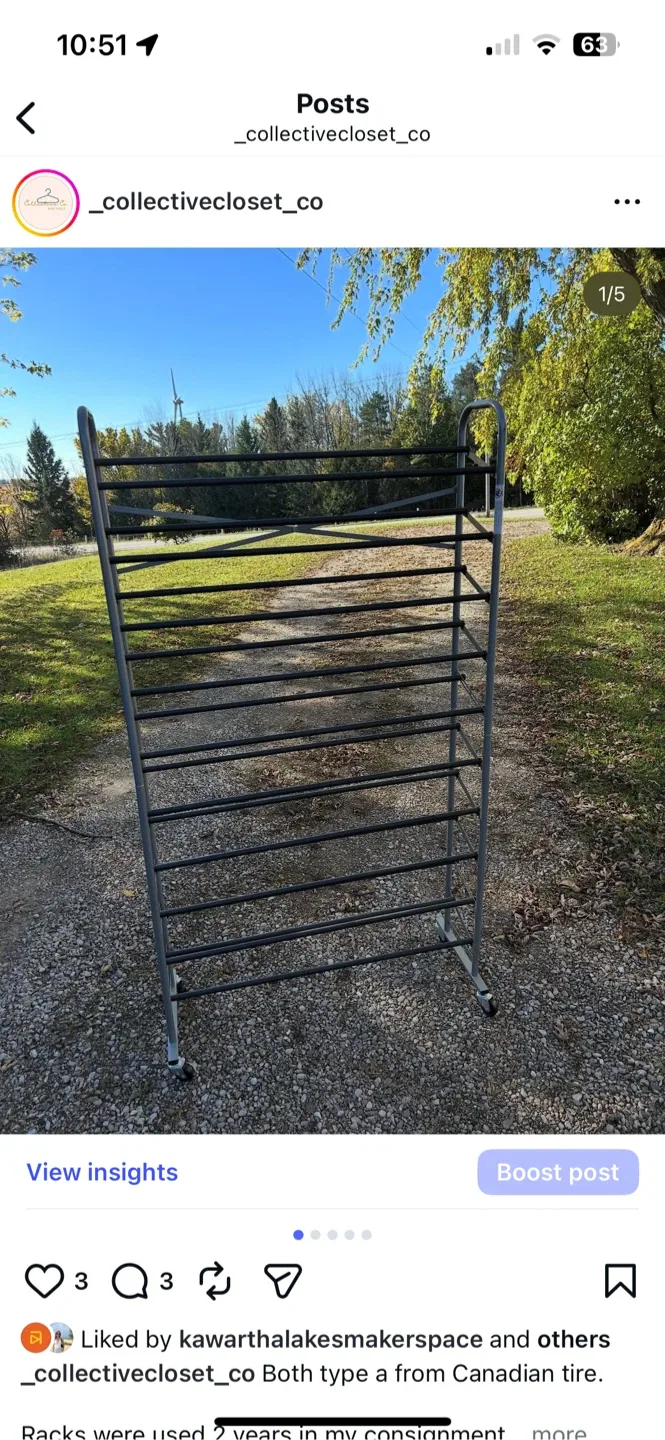 Metal Adjustable 10-Tier Shoe Rack