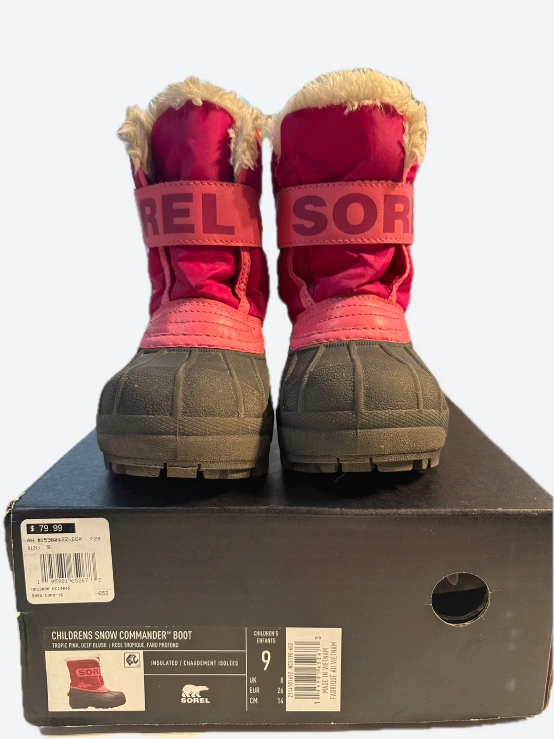 Sorel Children's Snow Commander Boots - Size 9