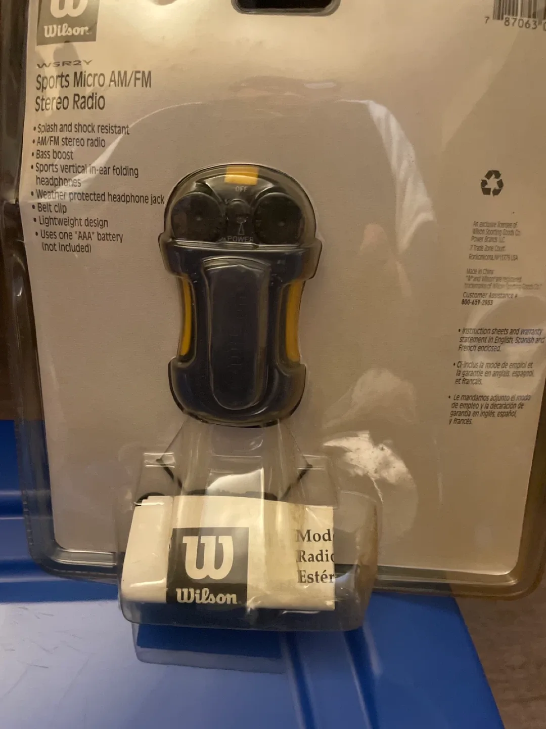 Pittsburgh Steelers Wilson Sports Micro AM/FM Stereo Radio image indicator(4)