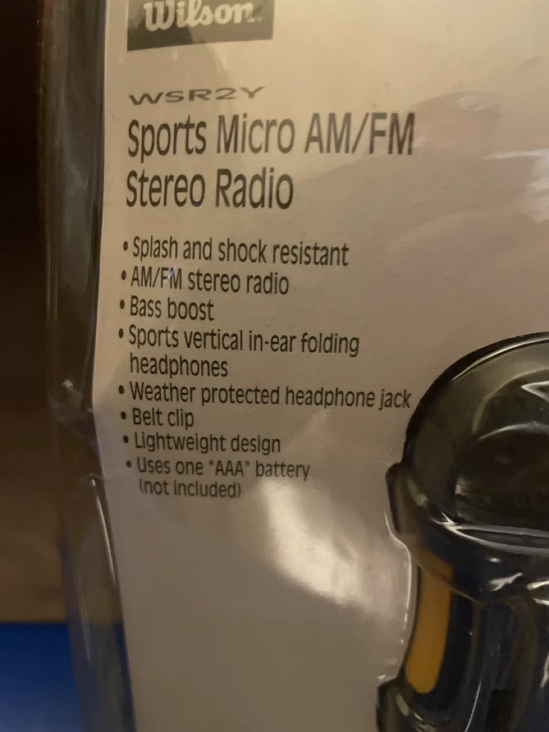 Pittsburgh Steelers Wilson Sports Micro AM/FM Stereo Radio image indicator(5)