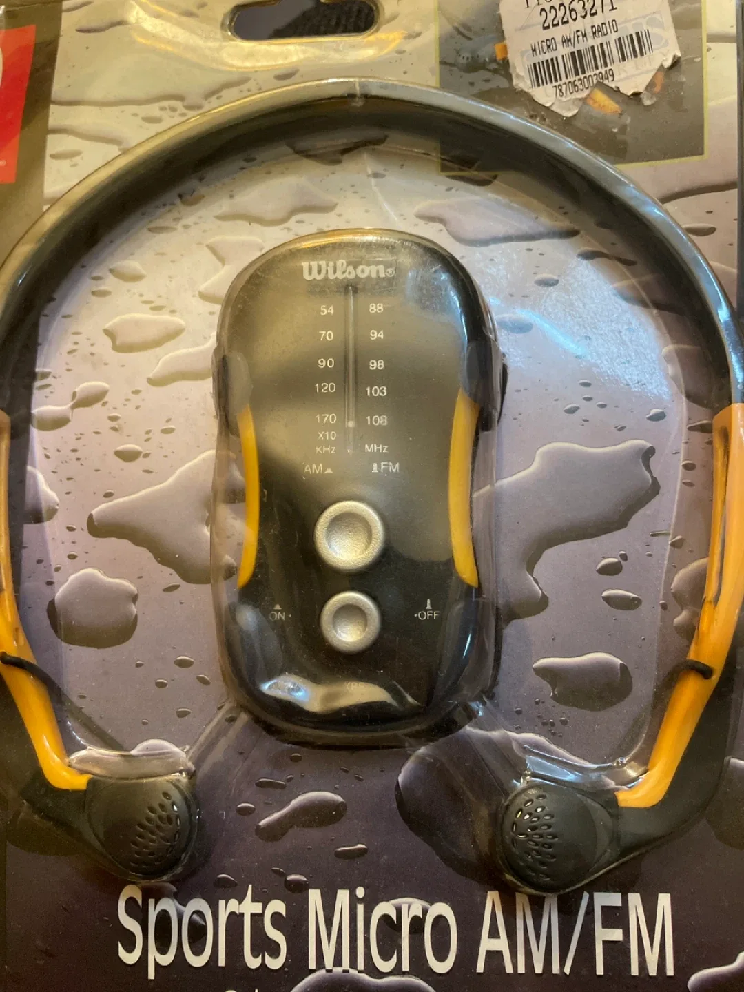 Pittsburgh Steelers Wilson Sports Micro AM/FM Stereo Radio image indicator(2)