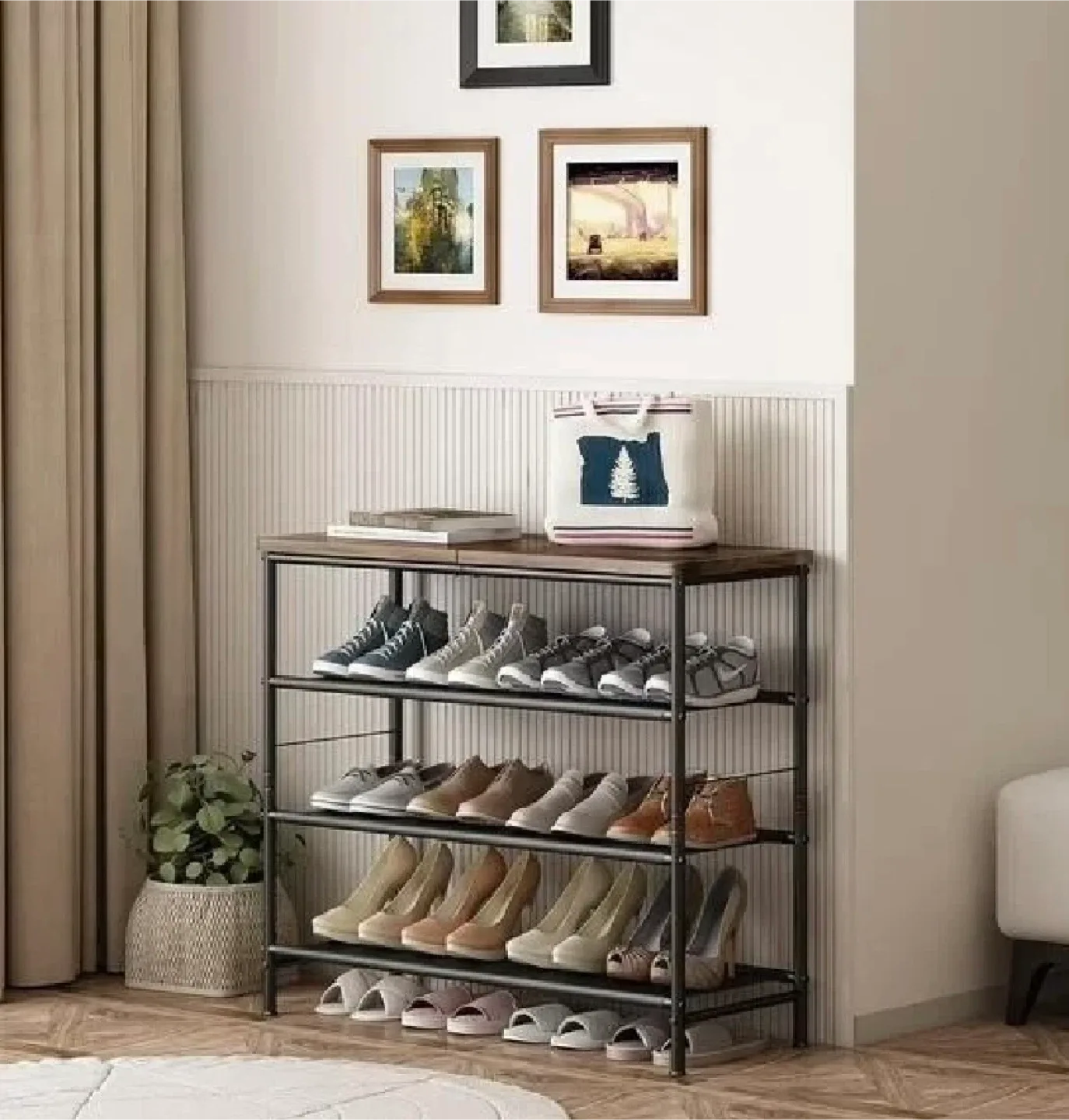 SparialMaster 4-Tier Shoe Rack