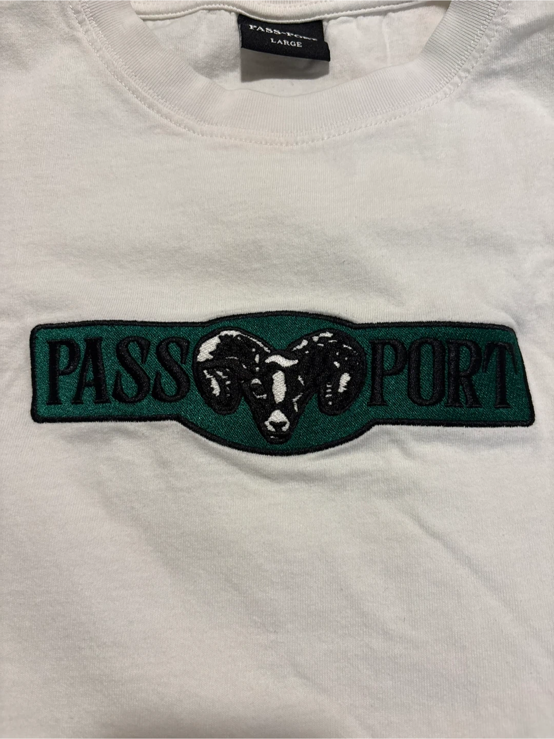 Passport White T-Shirt - Size Large - photo 3