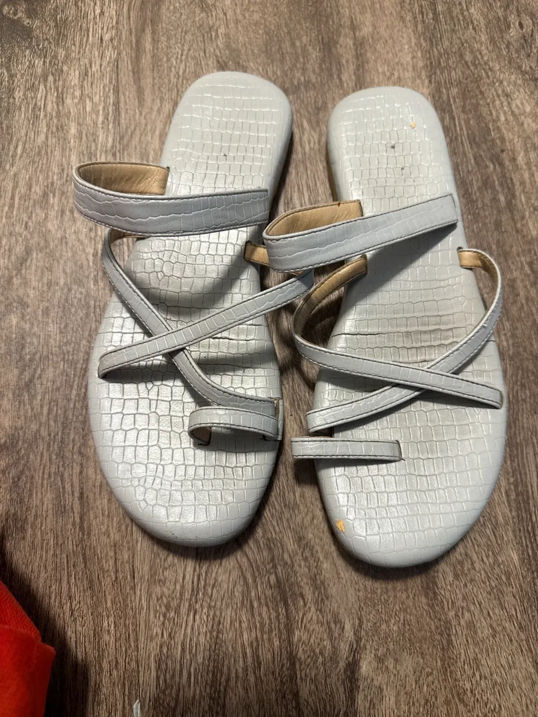 Grey Sandals with Straps