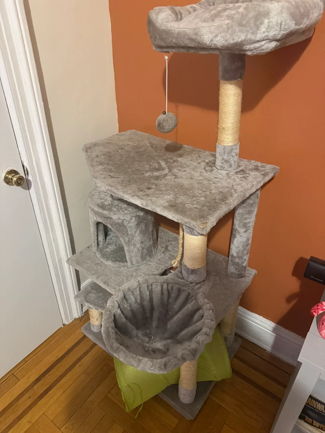 Cat Tree with Scratching Post & Tunnel image indicator(2)