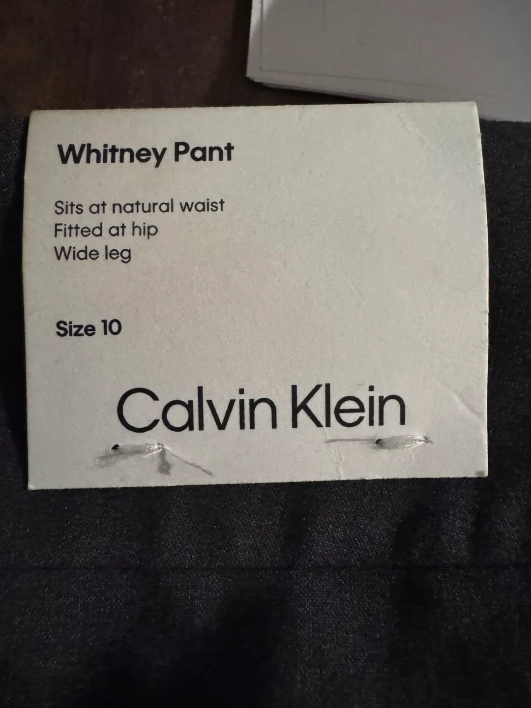 Calvin Klein Whitney Pant - Size 10
