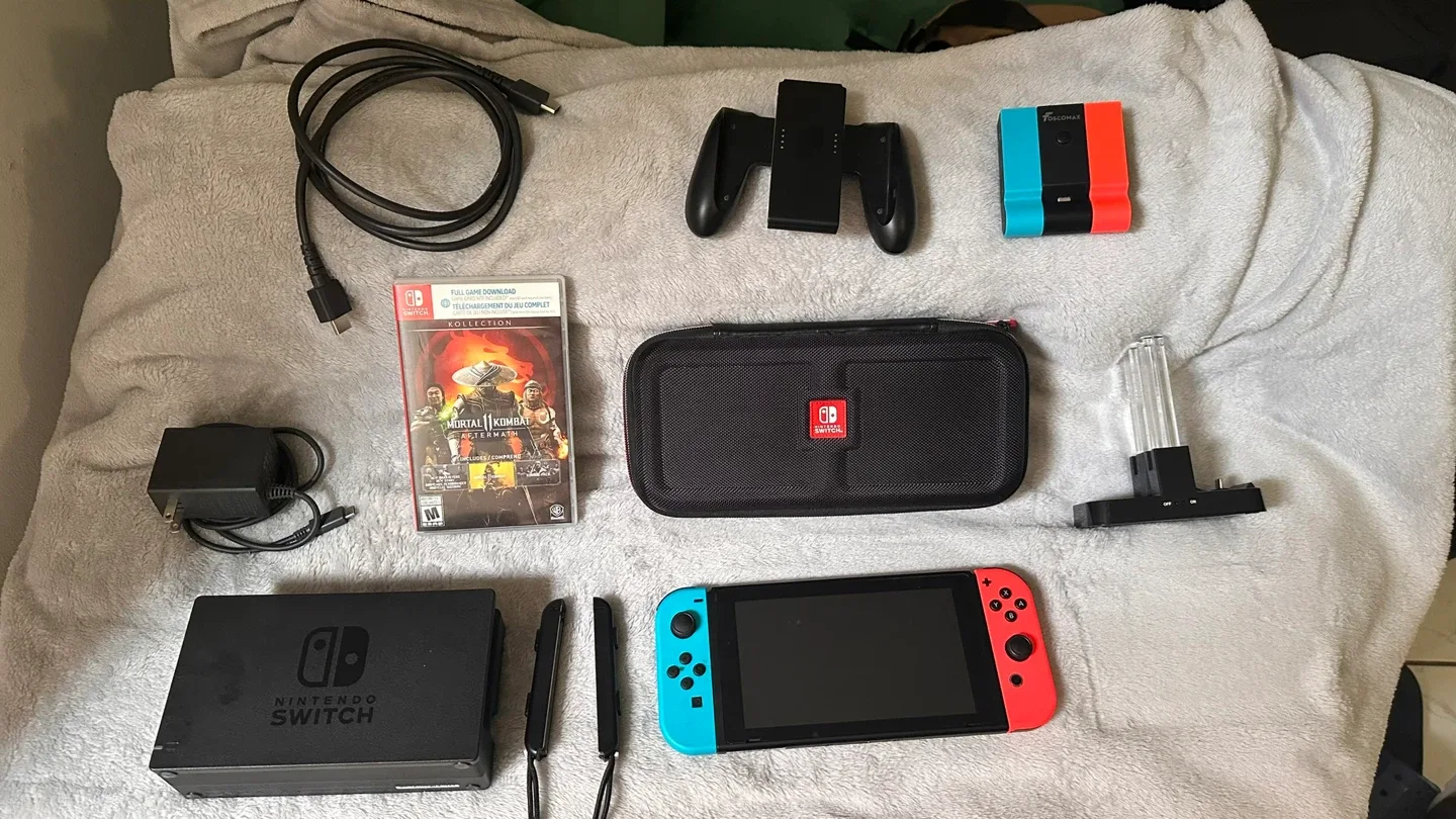 Nintendo Switch Console with Mortal Kombat 11
