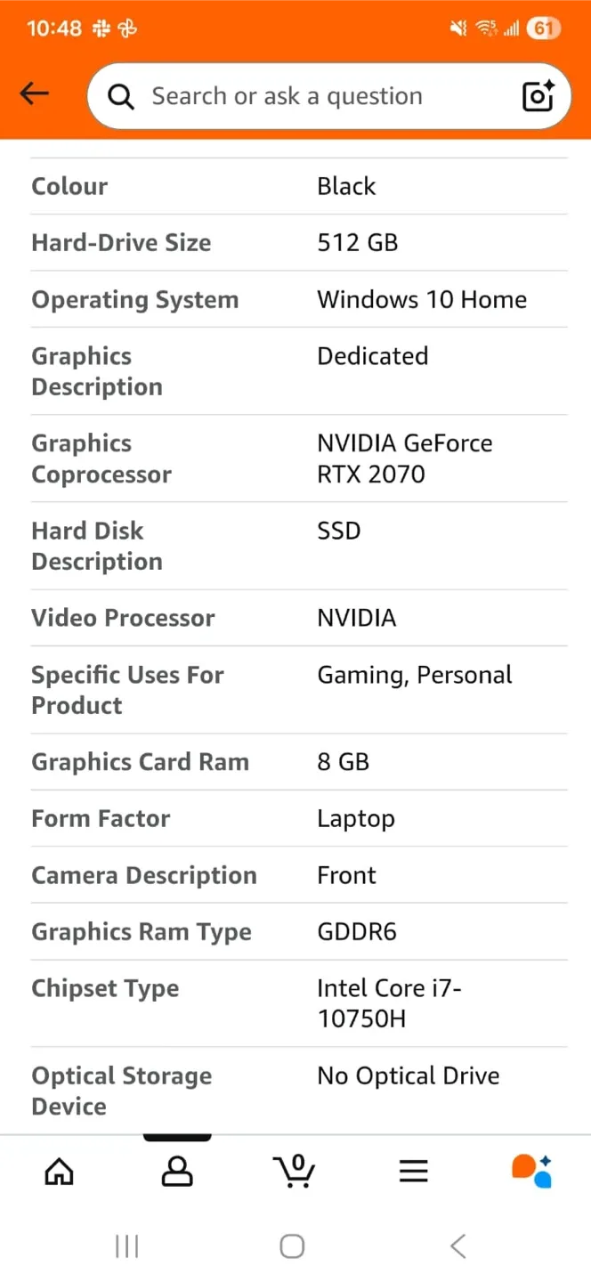 MSI GL65 Leopard Gaming Laptop - Black image indicator(2)