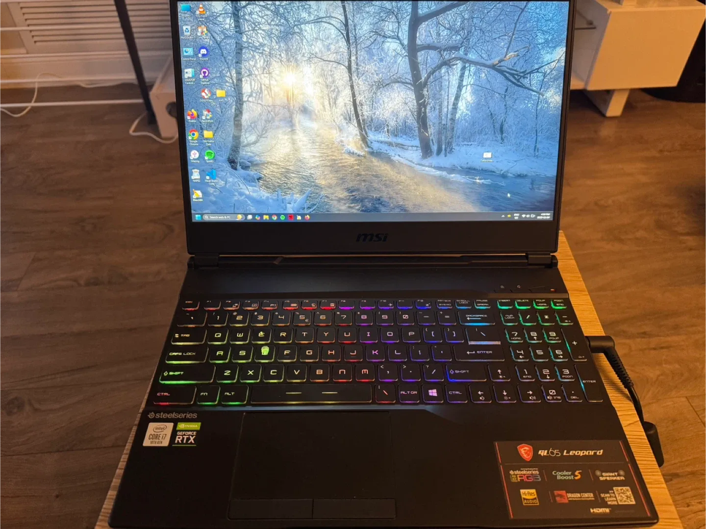 MSI GL65 Leopard Gaming Laptop - Black