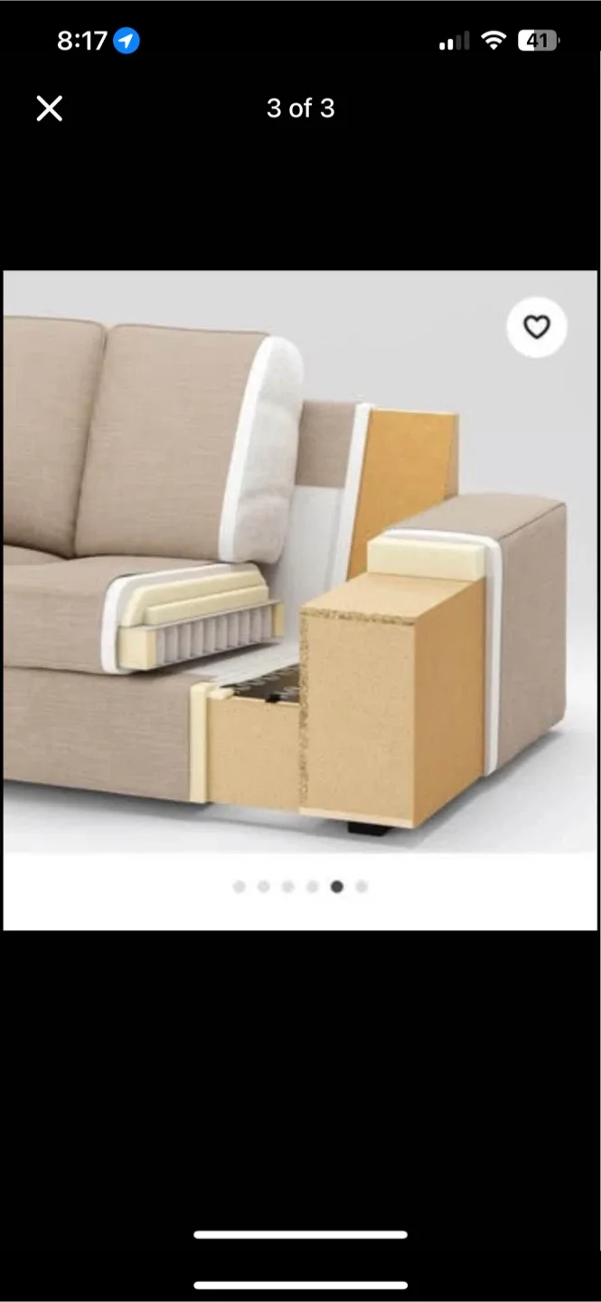 Ikea Two-Seater Sofa - Kivik image indicator(3)