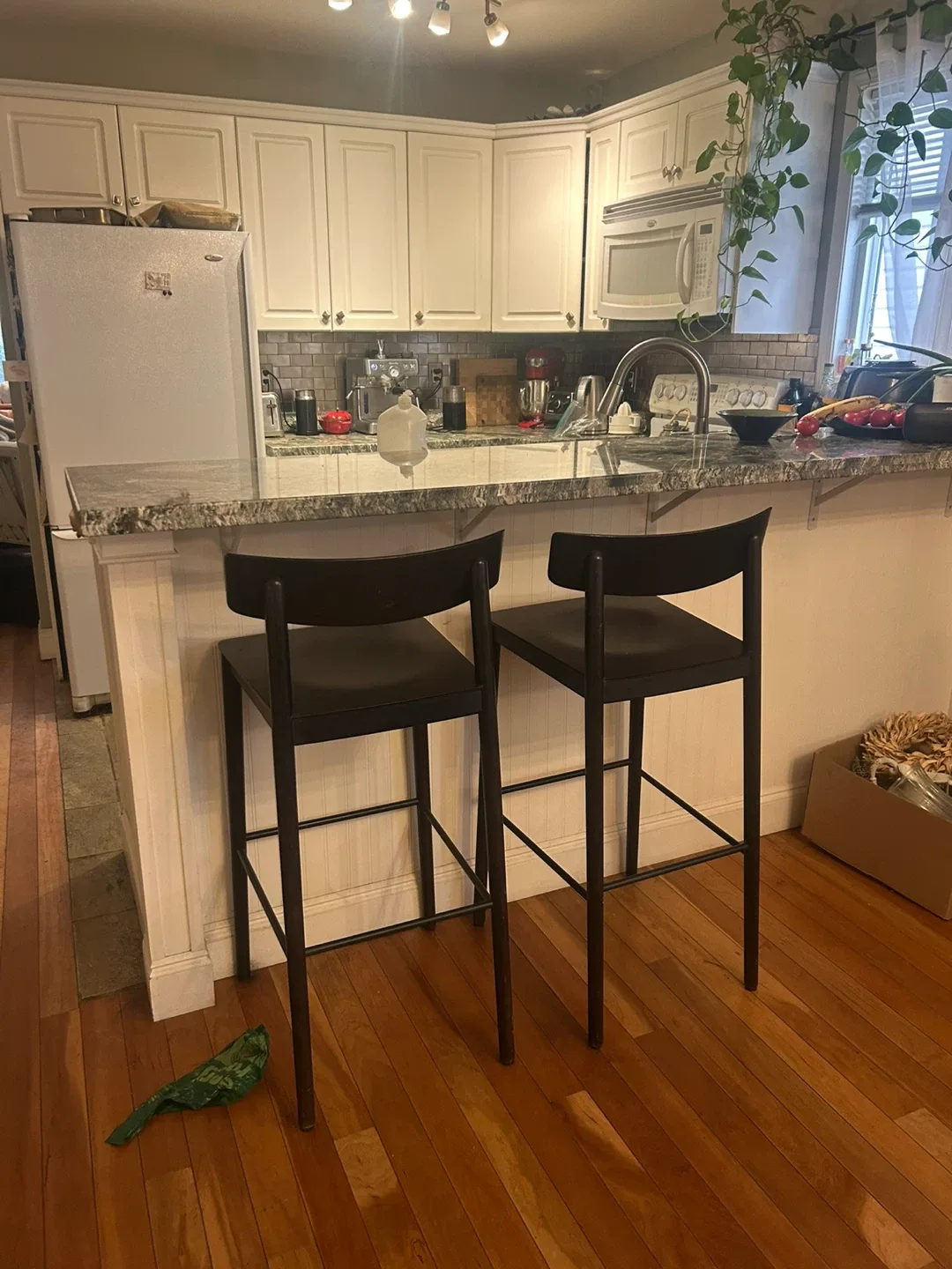 Black Bar Stools - Set of 2 image indicator(3)