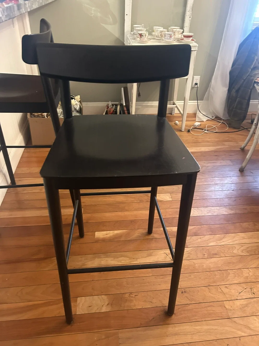 Black Bar Stools - Set of 2 image indicator(2)