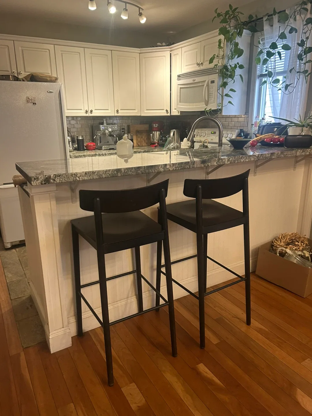 Black Bar Stools - Set of 2 image indicator(4)