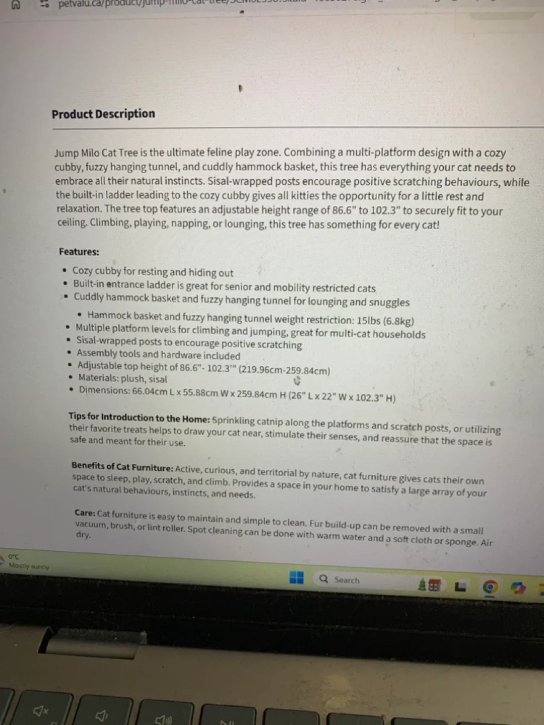 JUMP! Milo Cat Tree - Excellent Condition image indicator(3)