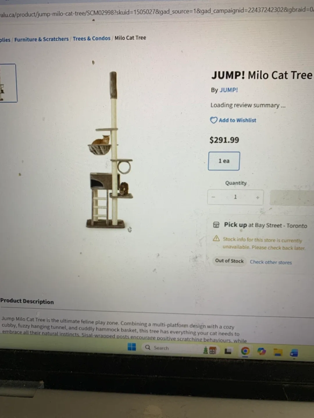 JUMP! Milo Cat Tree - Excellent Condition image indicator(2)