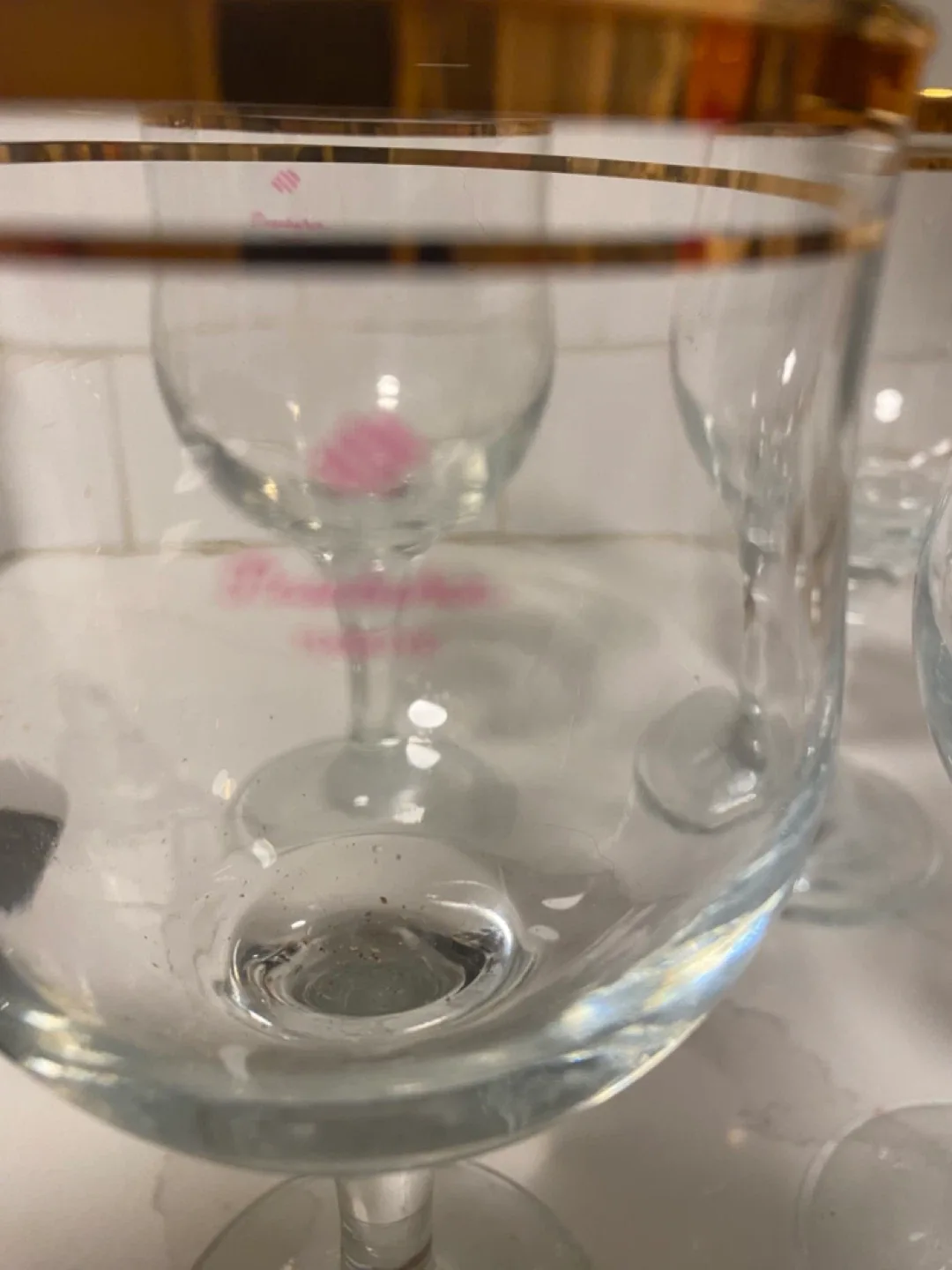 Pasabahce Gold Rim Wine Glasses (Set of 4) image indicator(2)