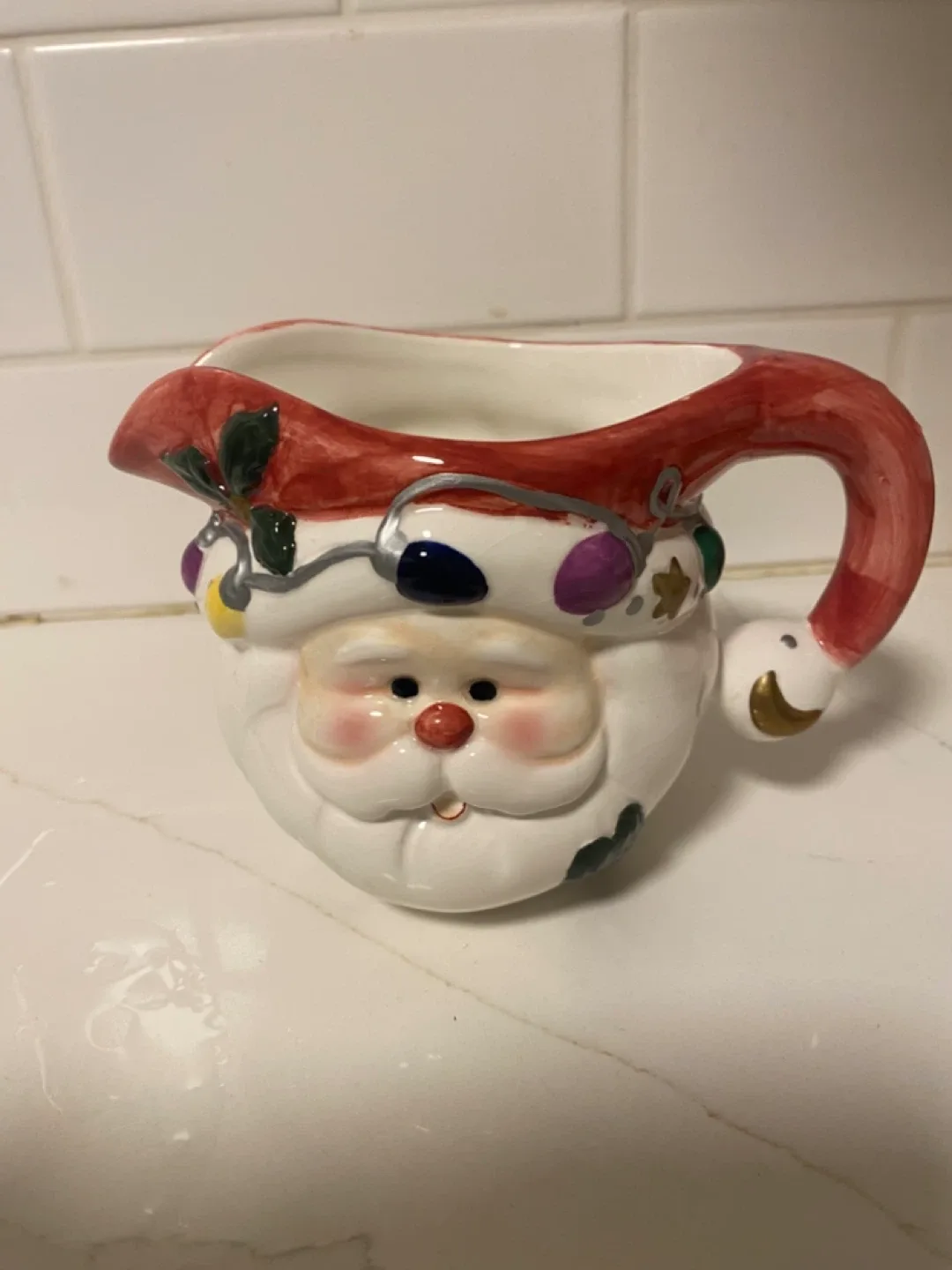 St. Nicolas by Blitzen & Co. Santa Creamer