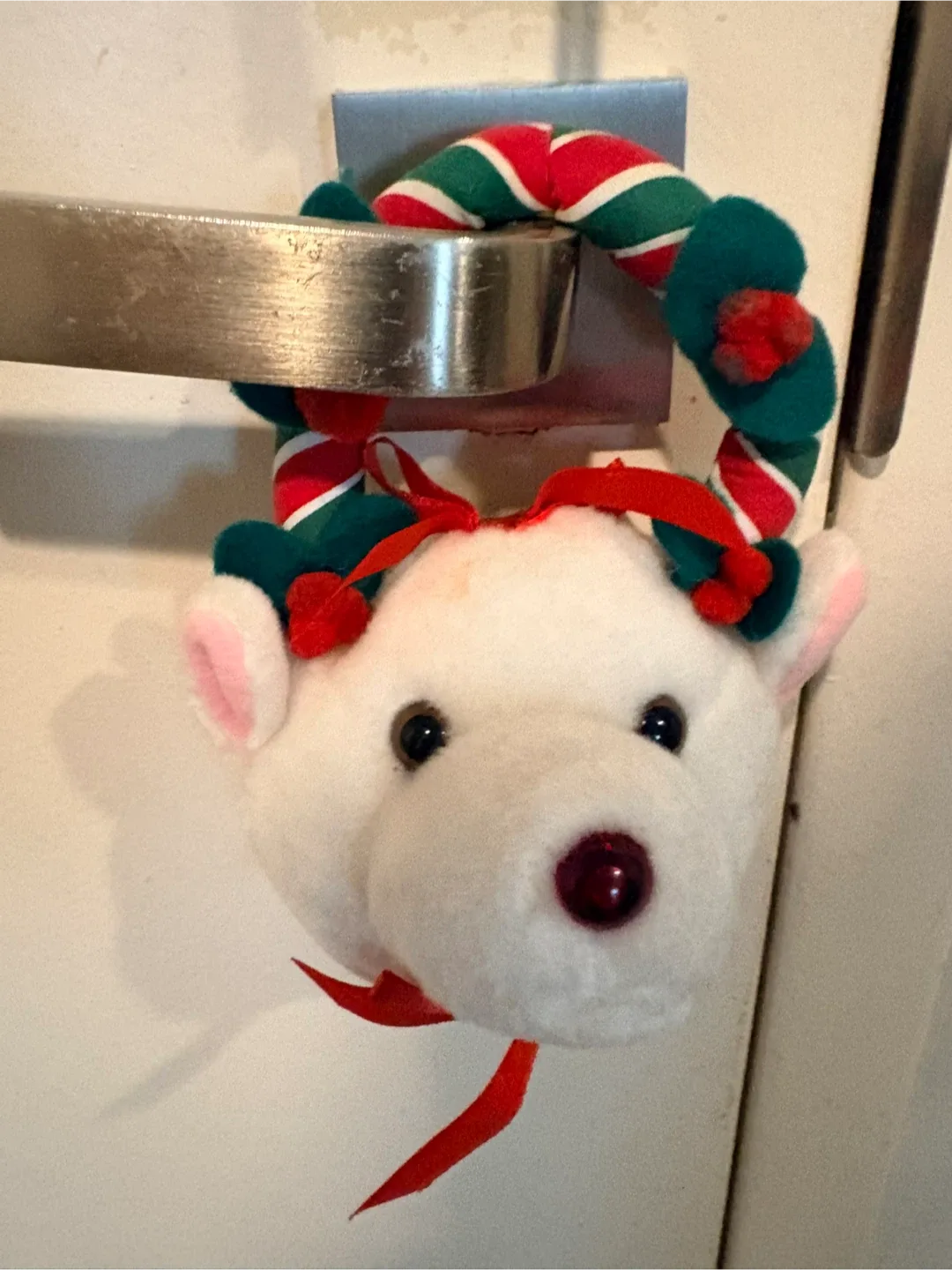 Polar Bear Christmas Door  Ornament