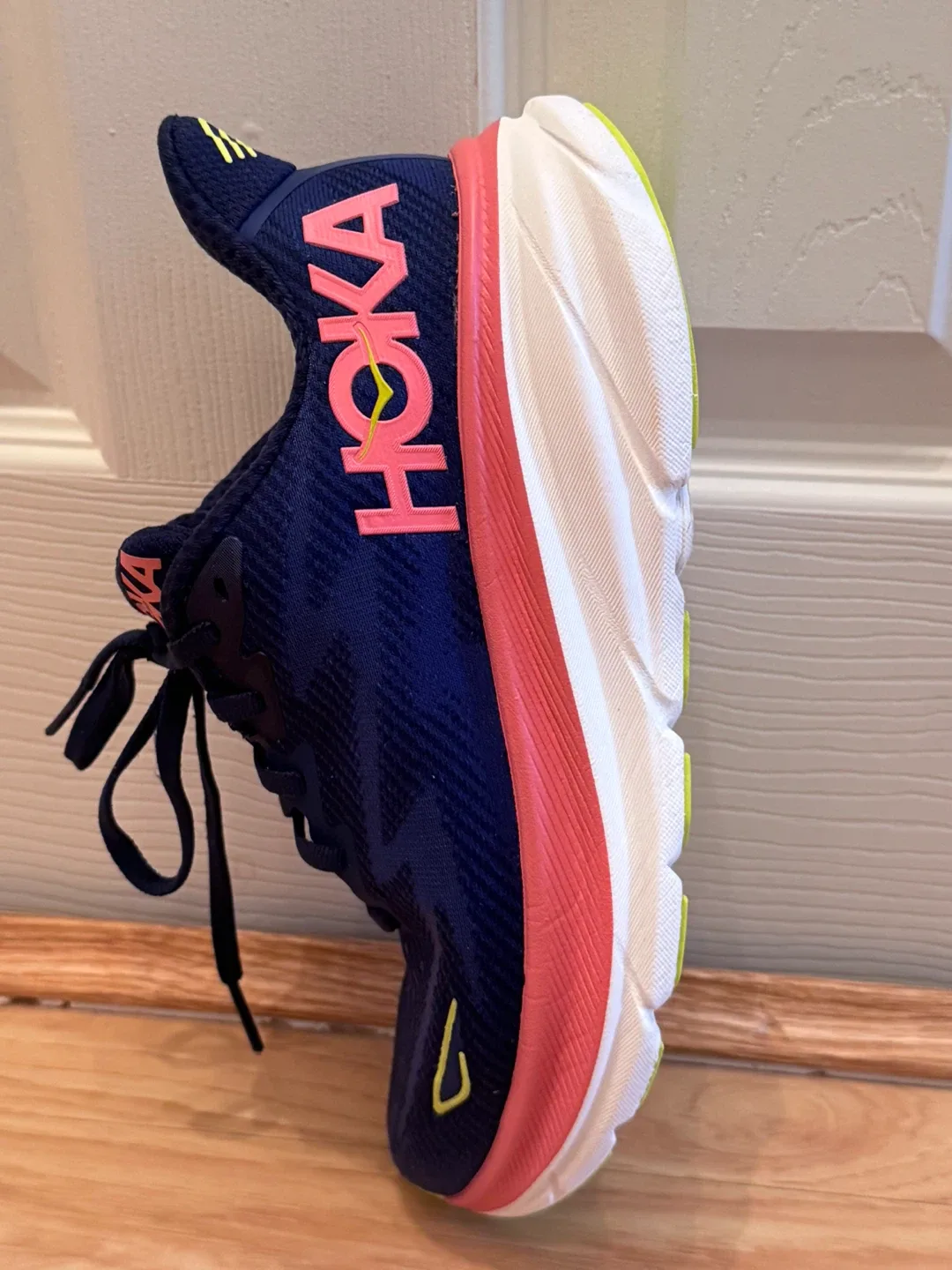 Hoka Clifton 9 Running Shoes - Blue/Pink image indicator(7)