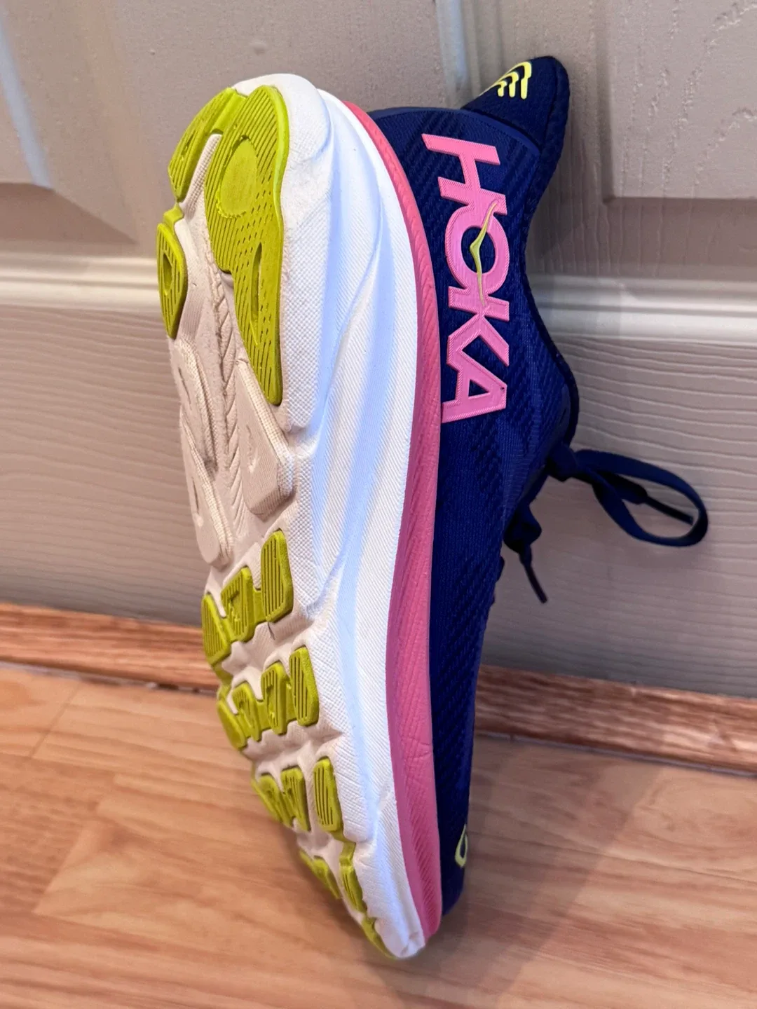 Hoka Clifton 9 Running Shoes - Blue/Pink image indicator(8)