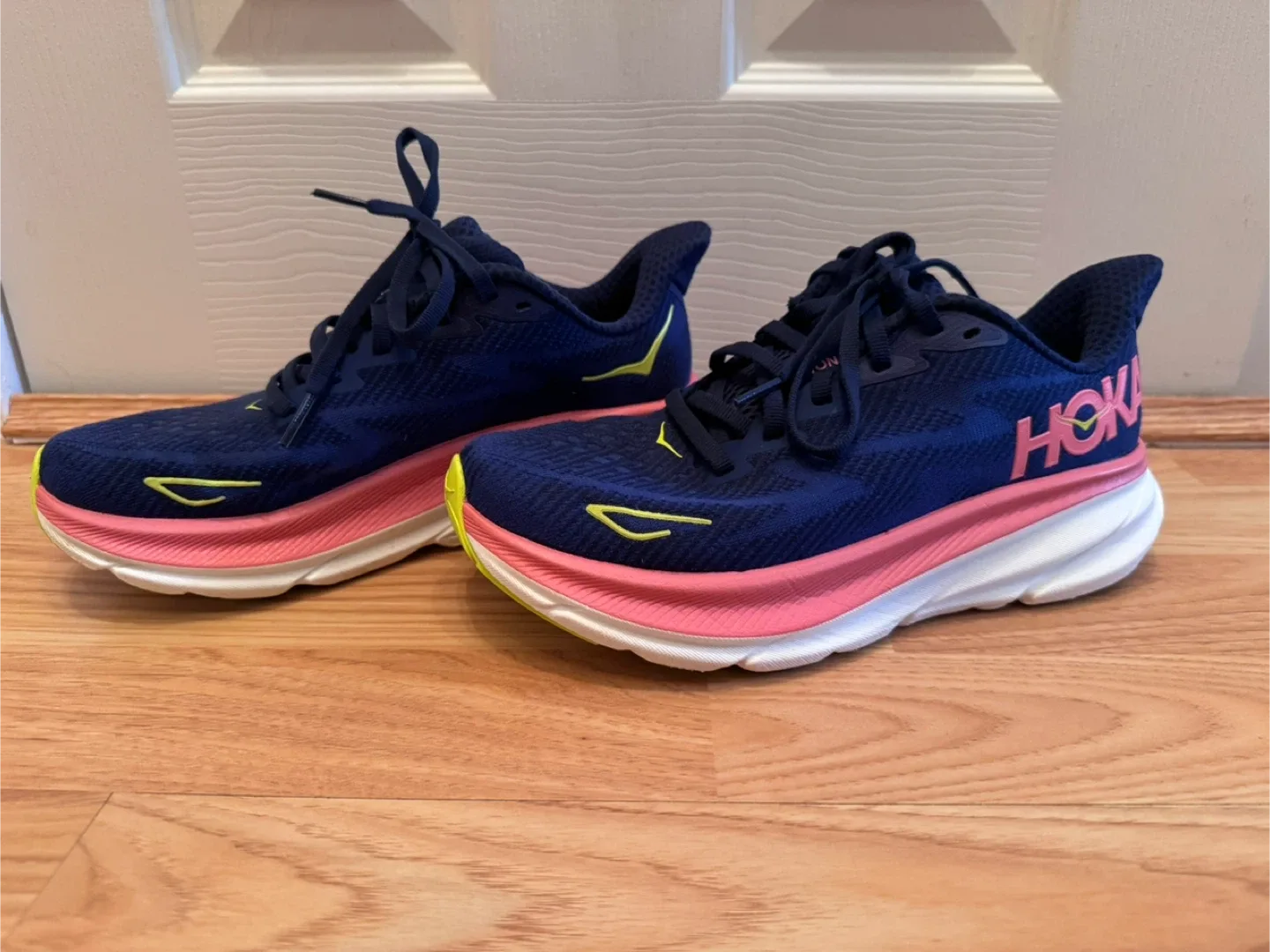 Hoka Clifton 9 Running Shoes - Blue/Pink image indicator(2)