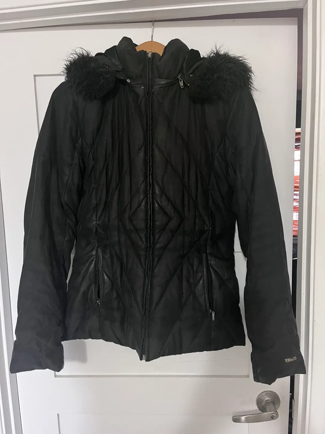 RW&CO Black Winter Coat - Size M