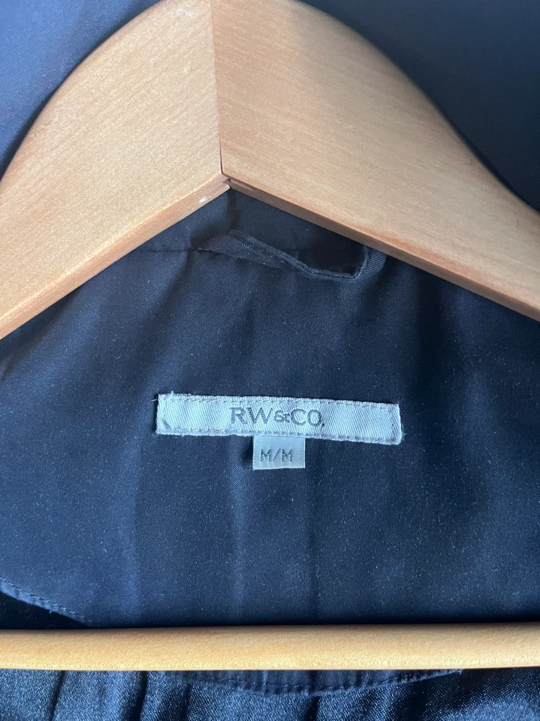 RW&CO Black Winter Coat - Size M image indicator(4)