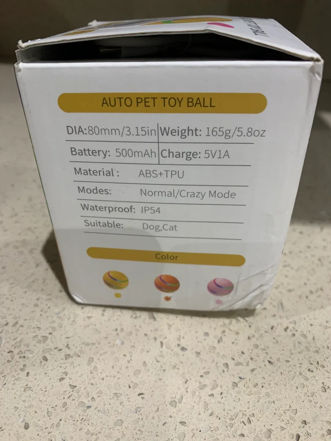 Auto Pet Toy Ball - New in Box!