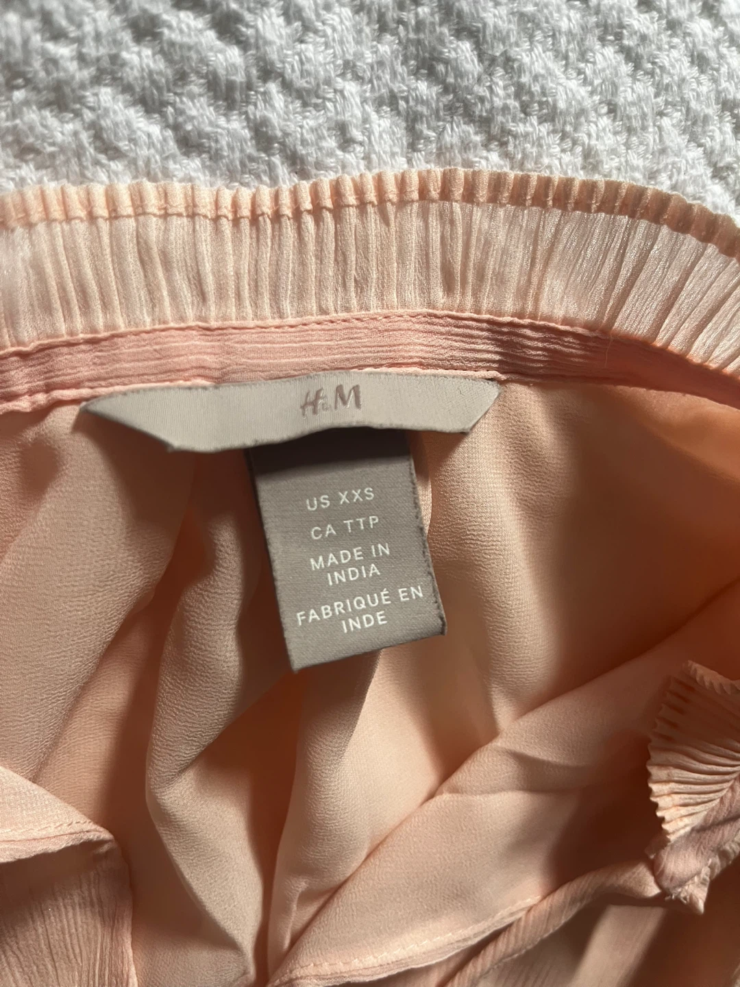 H&M Pink Blouse - Size XXS - photo 3