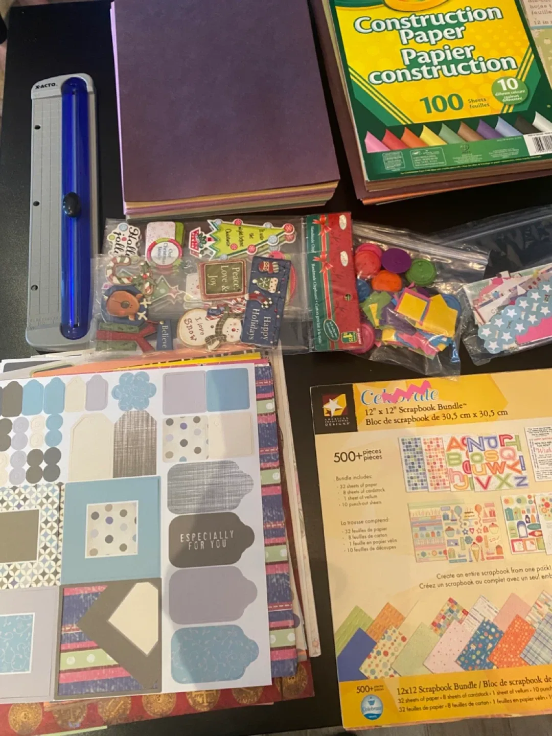 Scrapbook & Craft Supplies Bundle